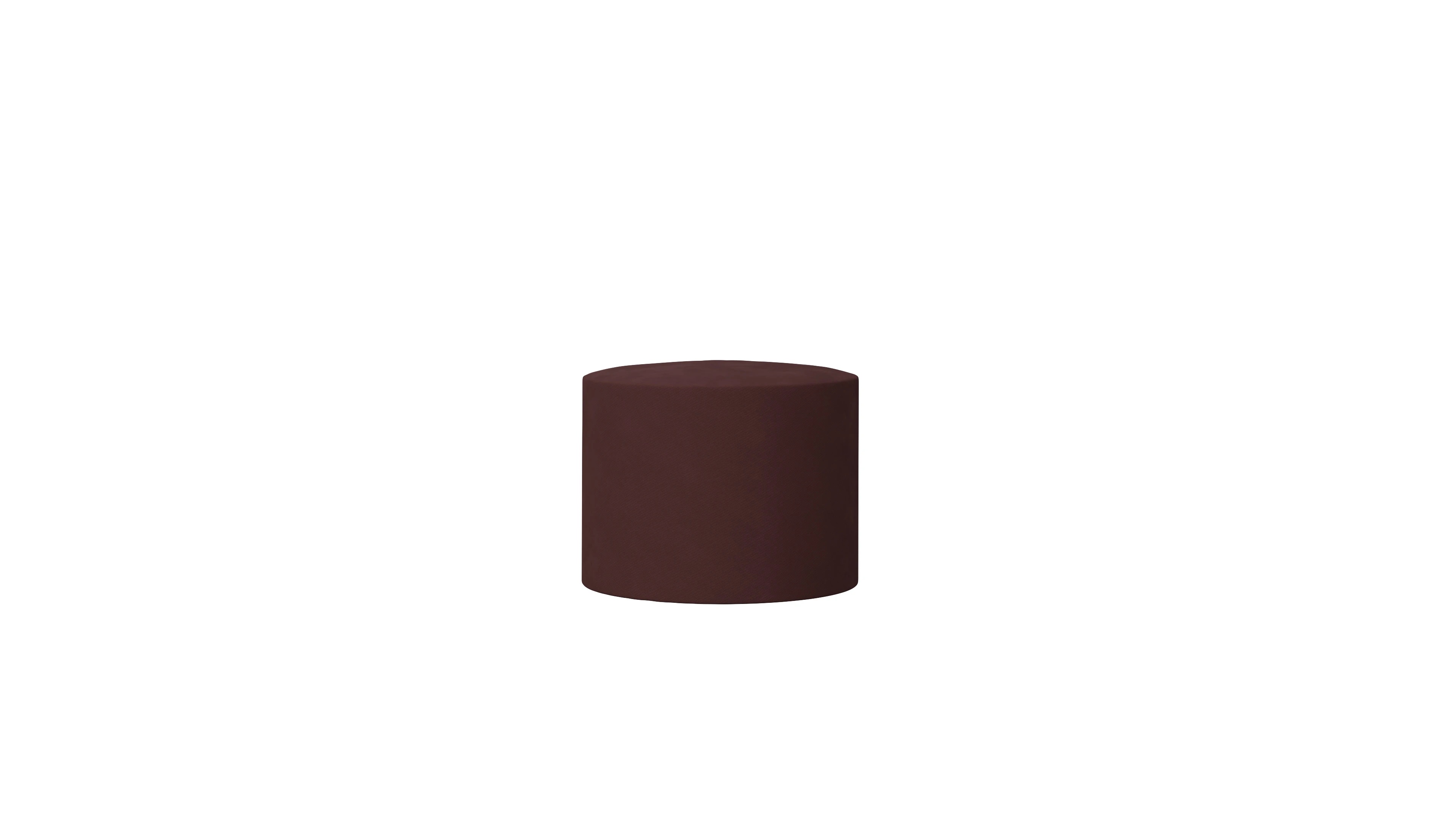 Ansicht des Produktes Girando Hocker in Stoff rot
