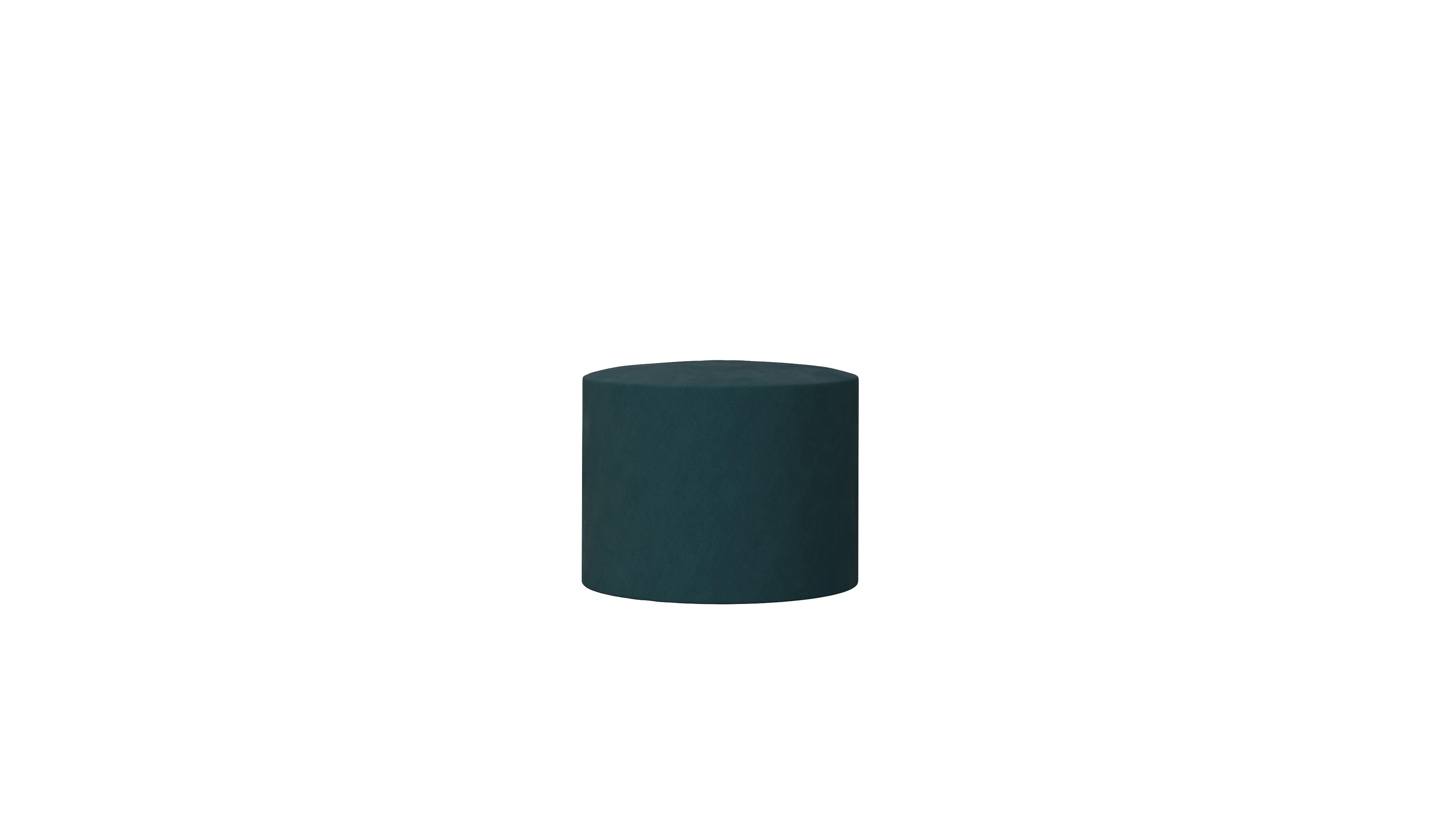 Designer-Stoffhocker Girando Ansicht des Produktes Girando Hocker in Stoff blau