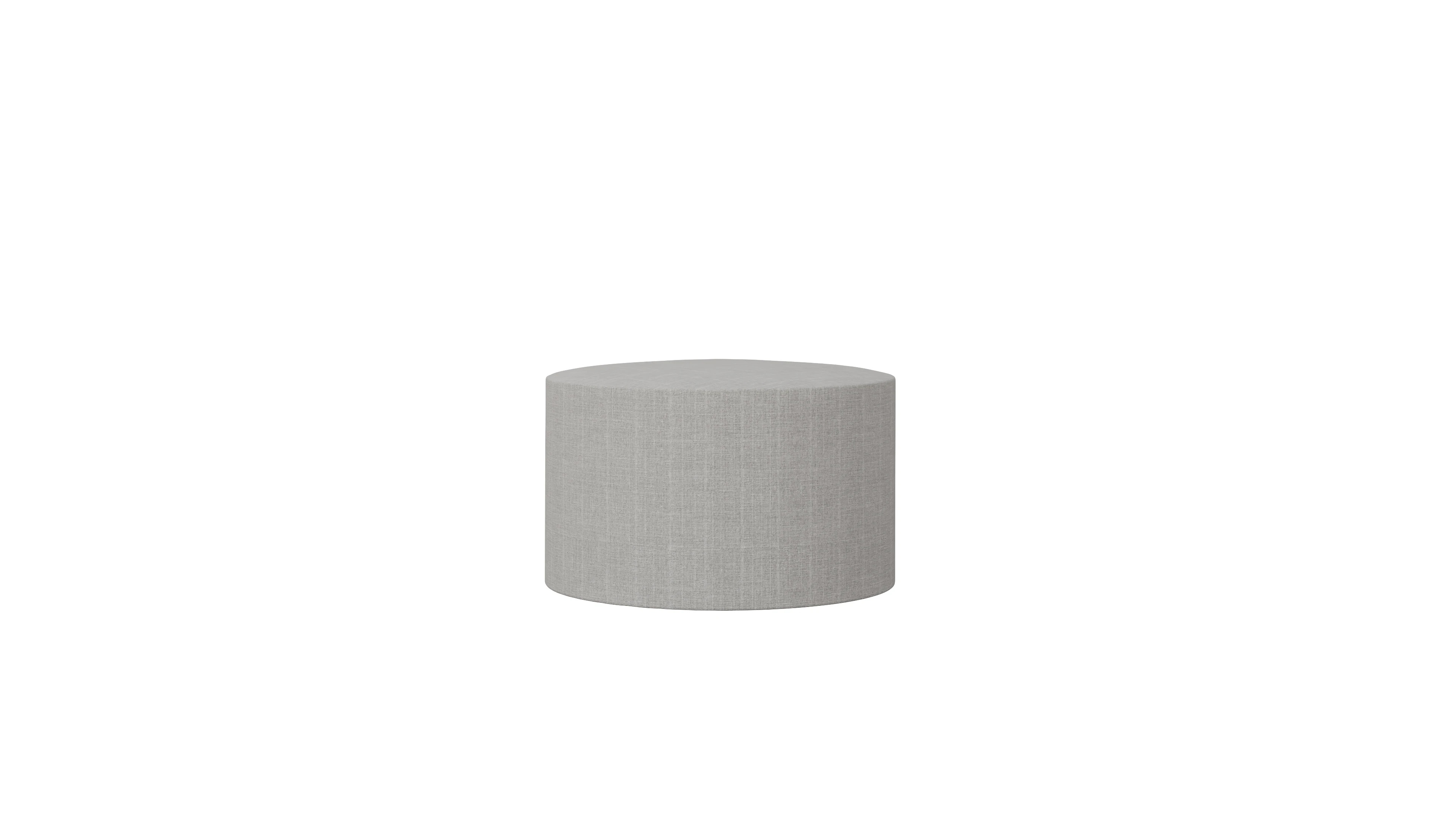 Ansicht des Produktes Girando Hocker in Stoff beige