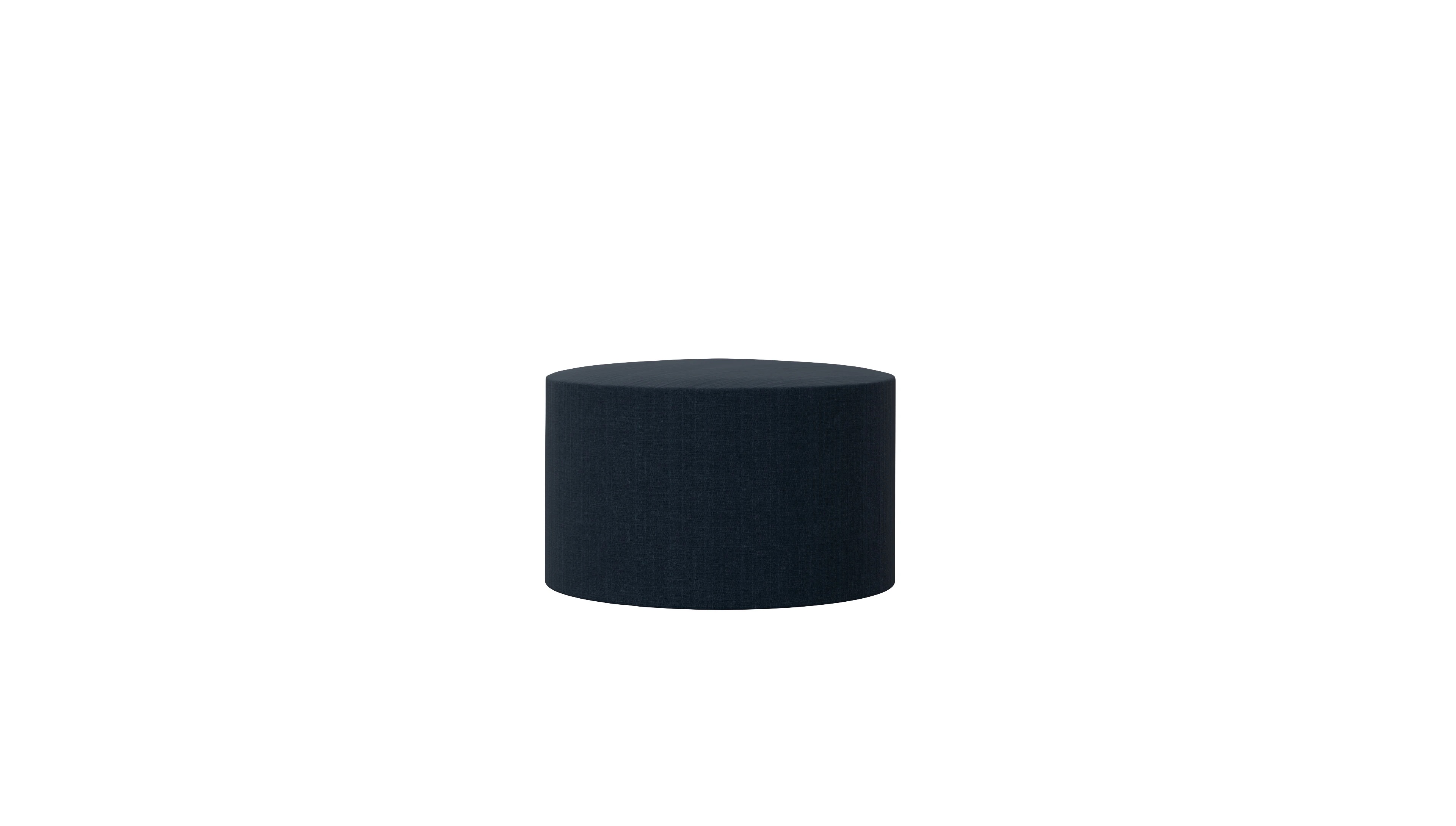 Designer-Stoffhocker Girando Ansicht des Produktes Girando Hocker in Stoff blau