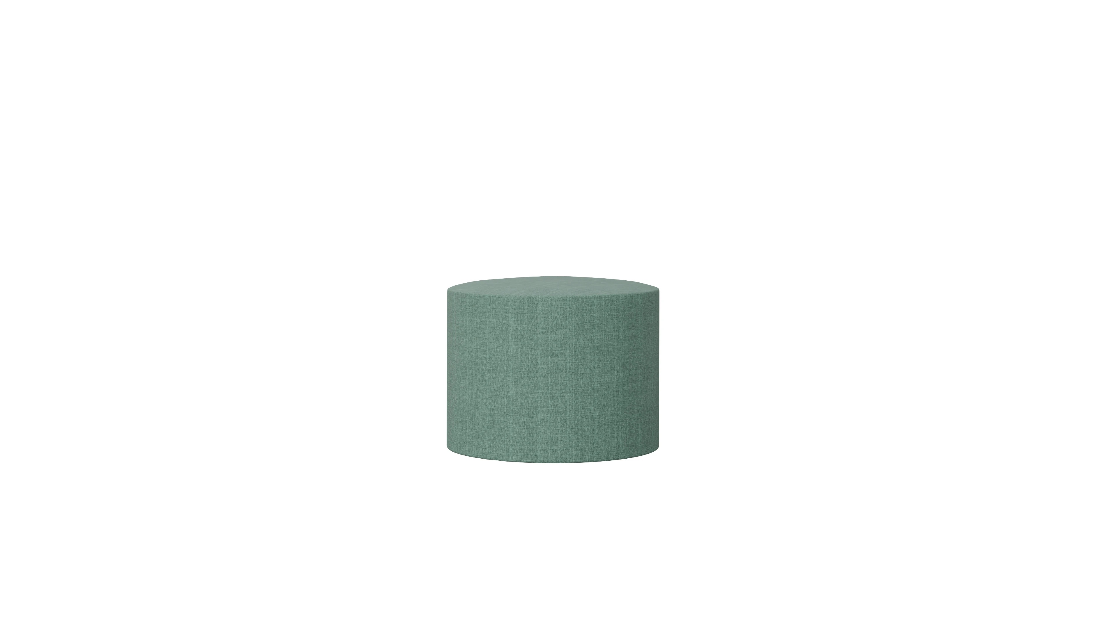 Ansicht des Produktes Girando Hocker in Stoff blau