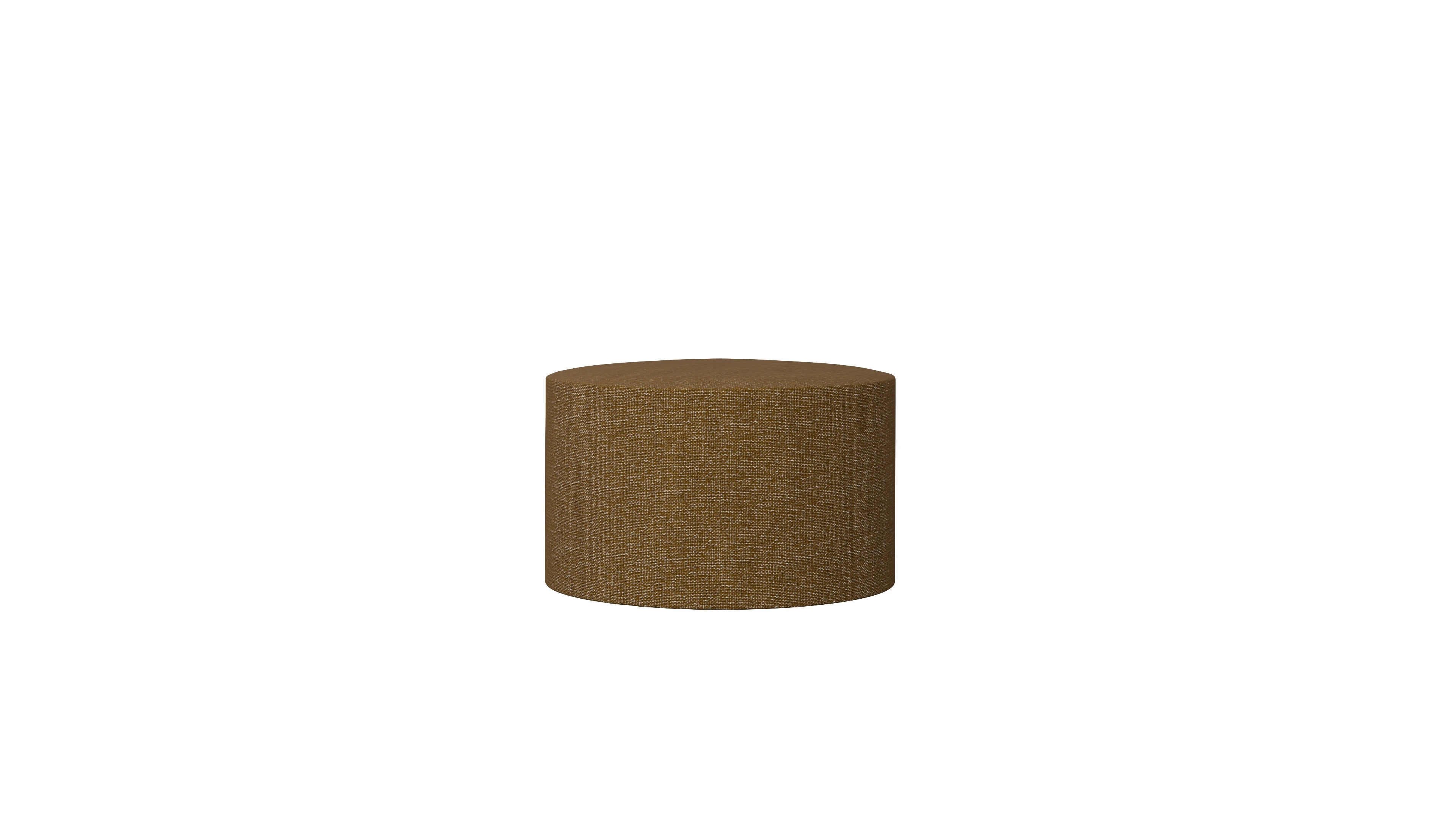 Designer-Stoffhocker Girando Ansicht des Produktes Girando Hocker in Stoff orange