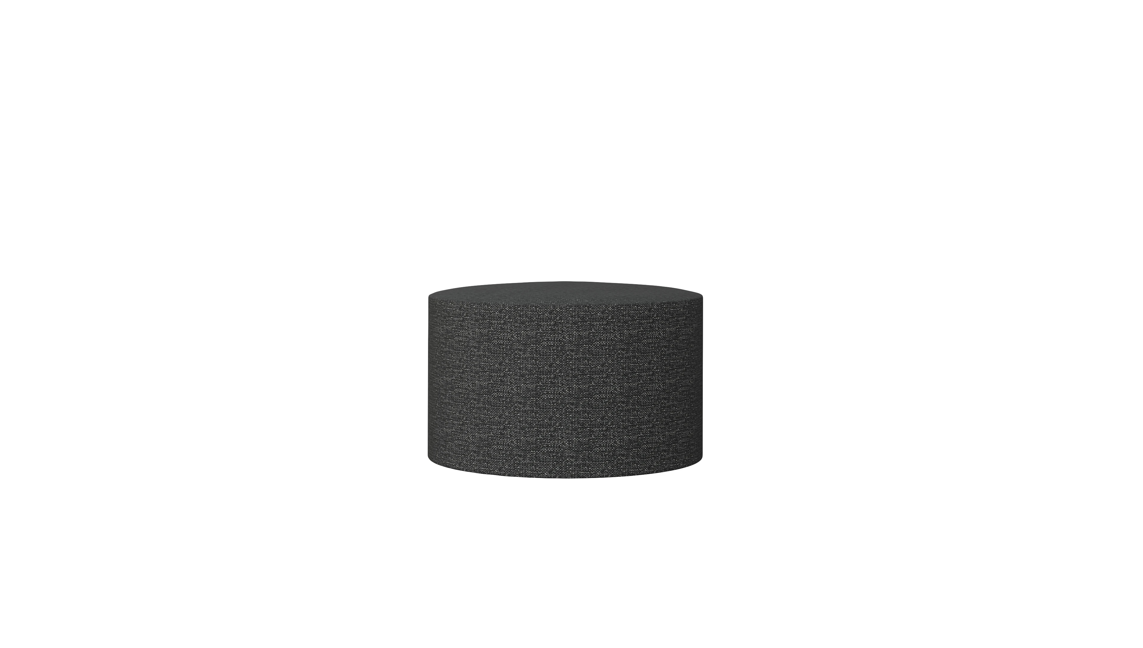 Ansicht des Produktes Girando Hocker in Stoff grau