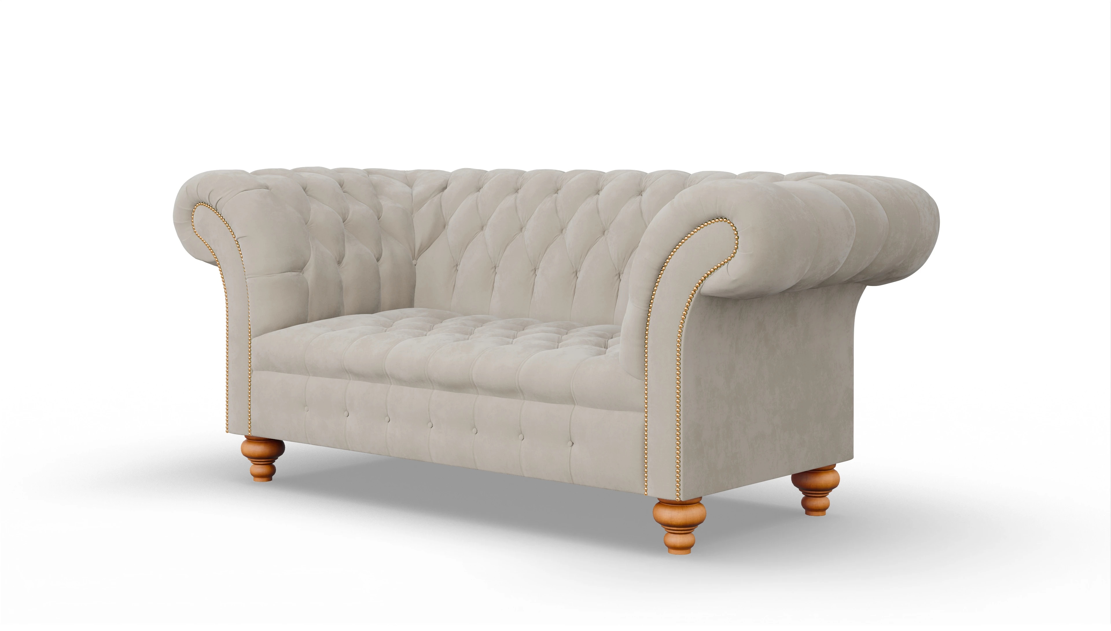 Ansicht des Produktes Mayfair 2-Sitzer in Samt beige