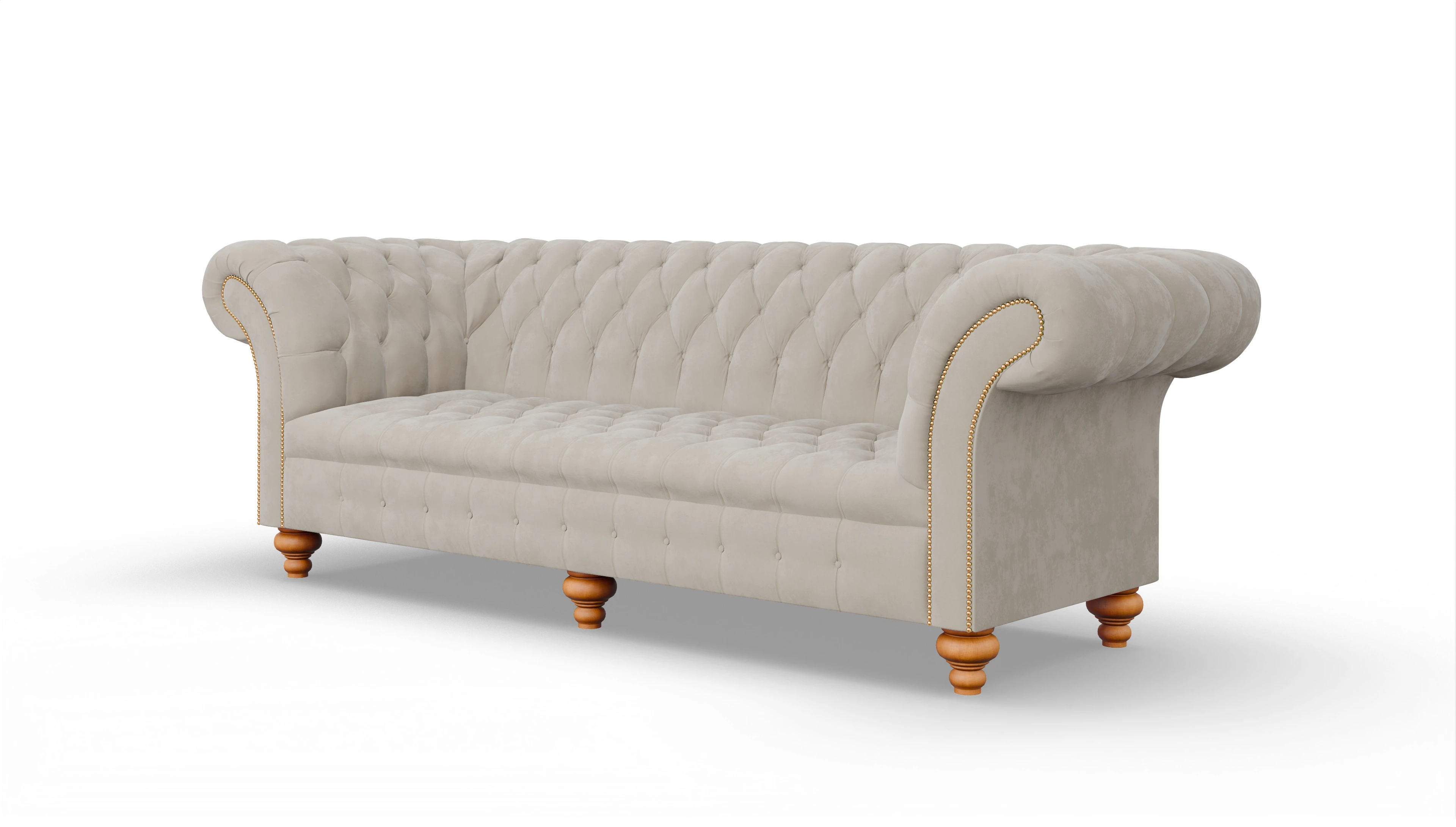 Ansicht des Produktes Mayfair 4-Sitzer in Samt beige