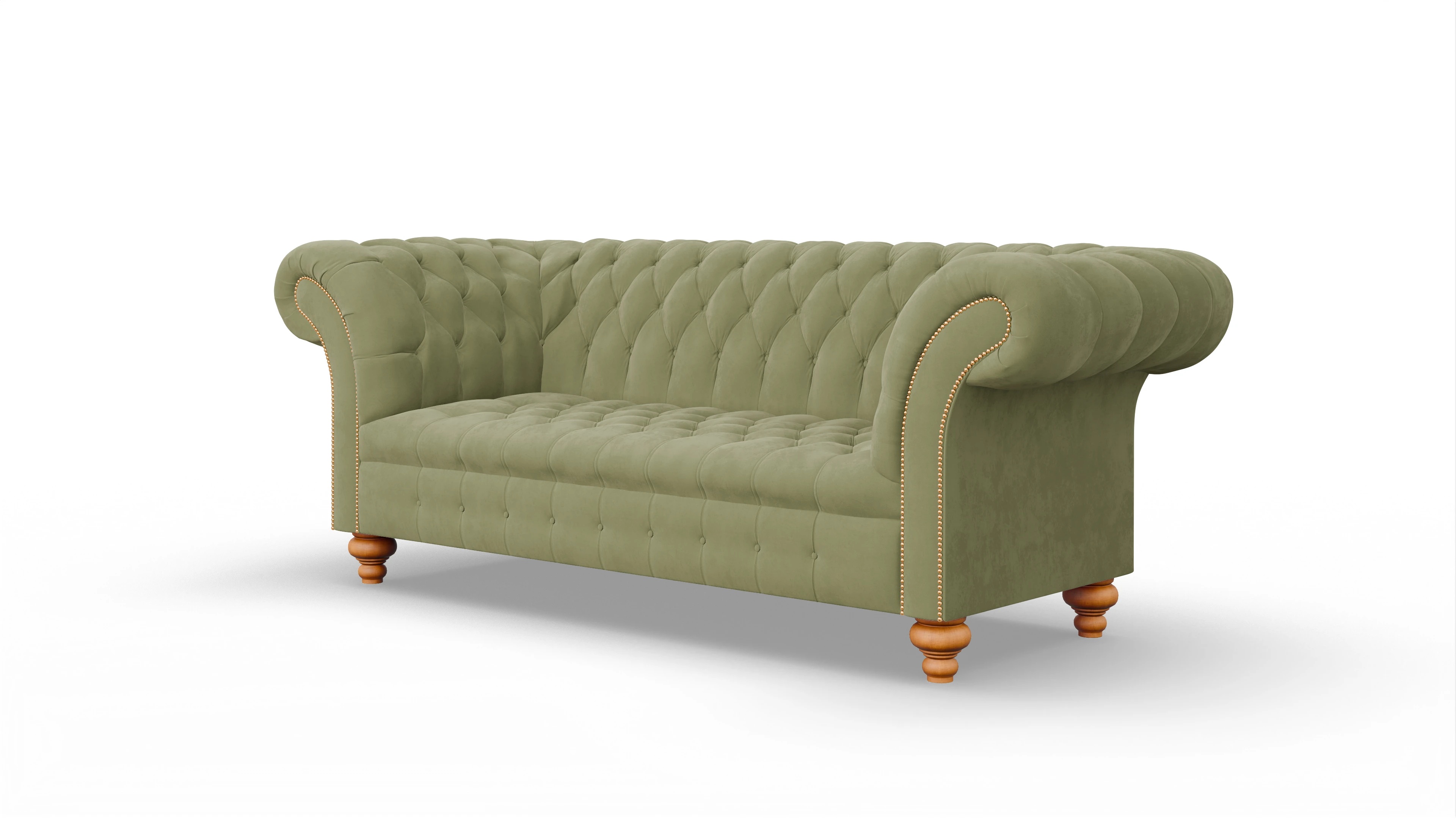 Ansicht des Produktes Mayfair 3-Sitzer in Samt grün