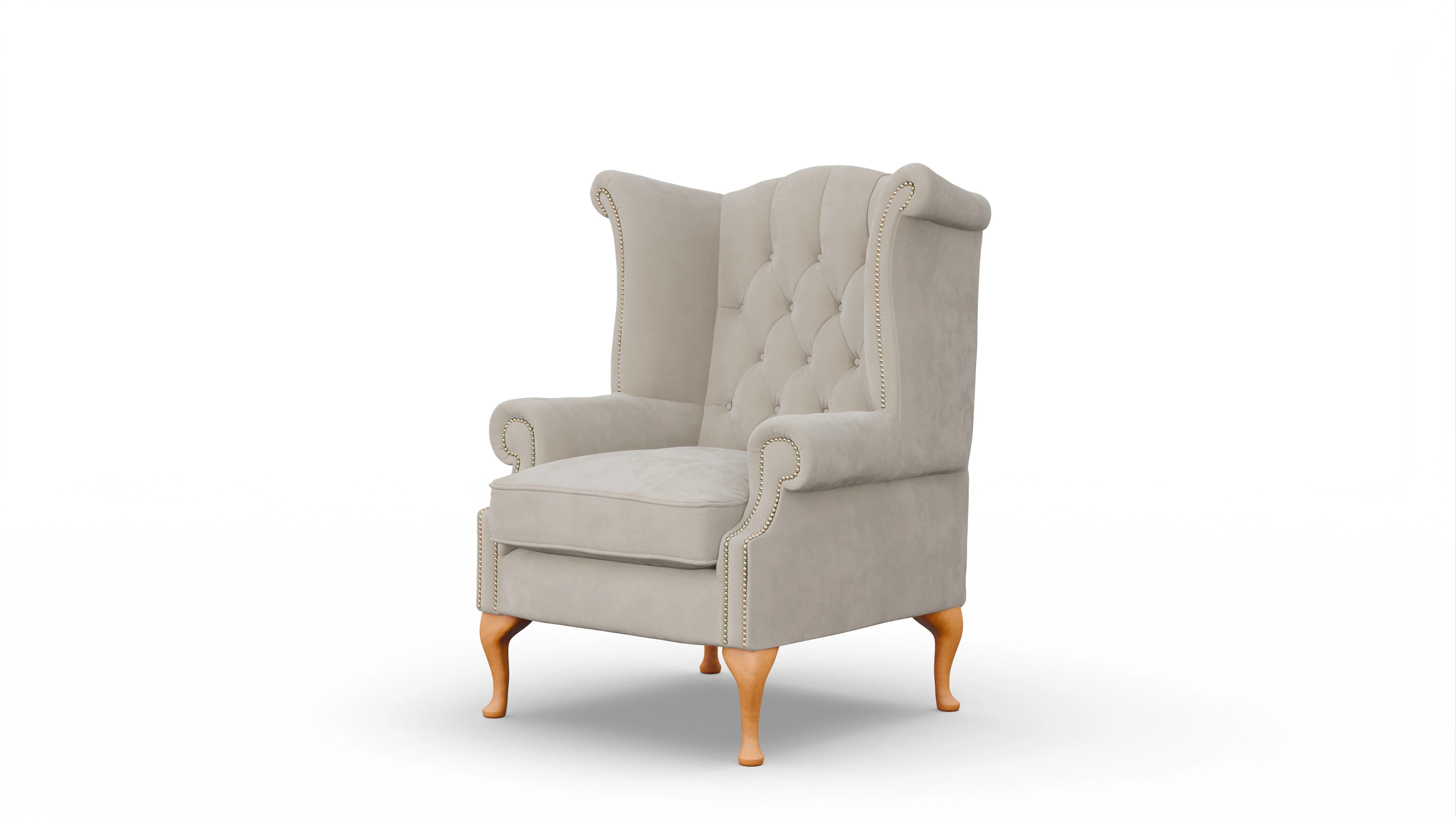 Ansicht des Produktes Crawford Sessel in Samt beige