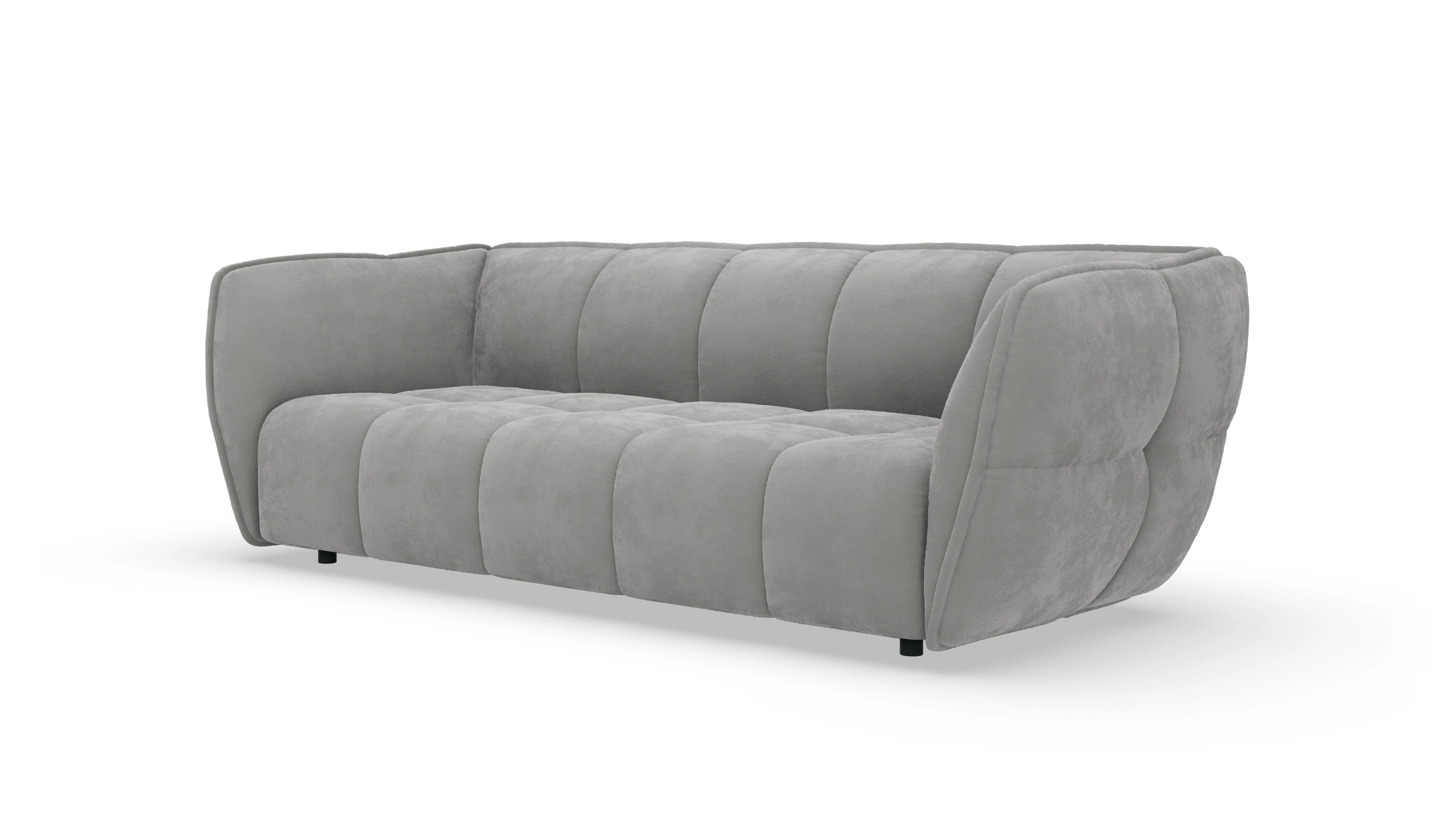 Stoffsofa Klyne Ansicht des Produktes Klyne 3-Sitzer in Samt