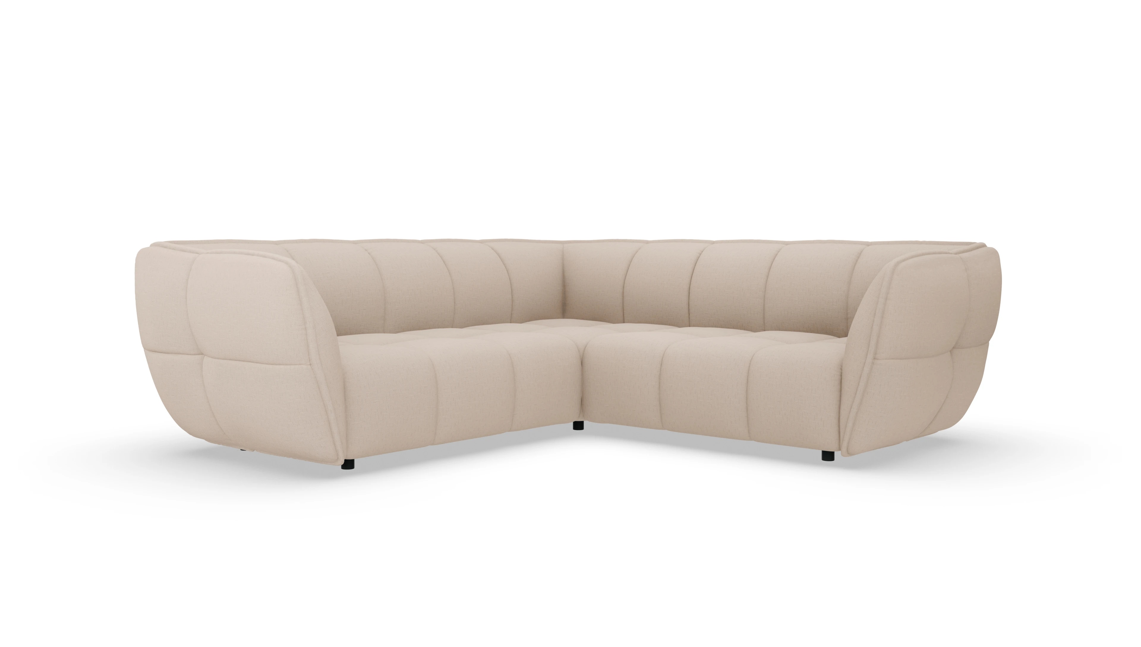 Stoffsofa Klyne Ansicht des Produktes Klyne Ecksofa Links in Stoff