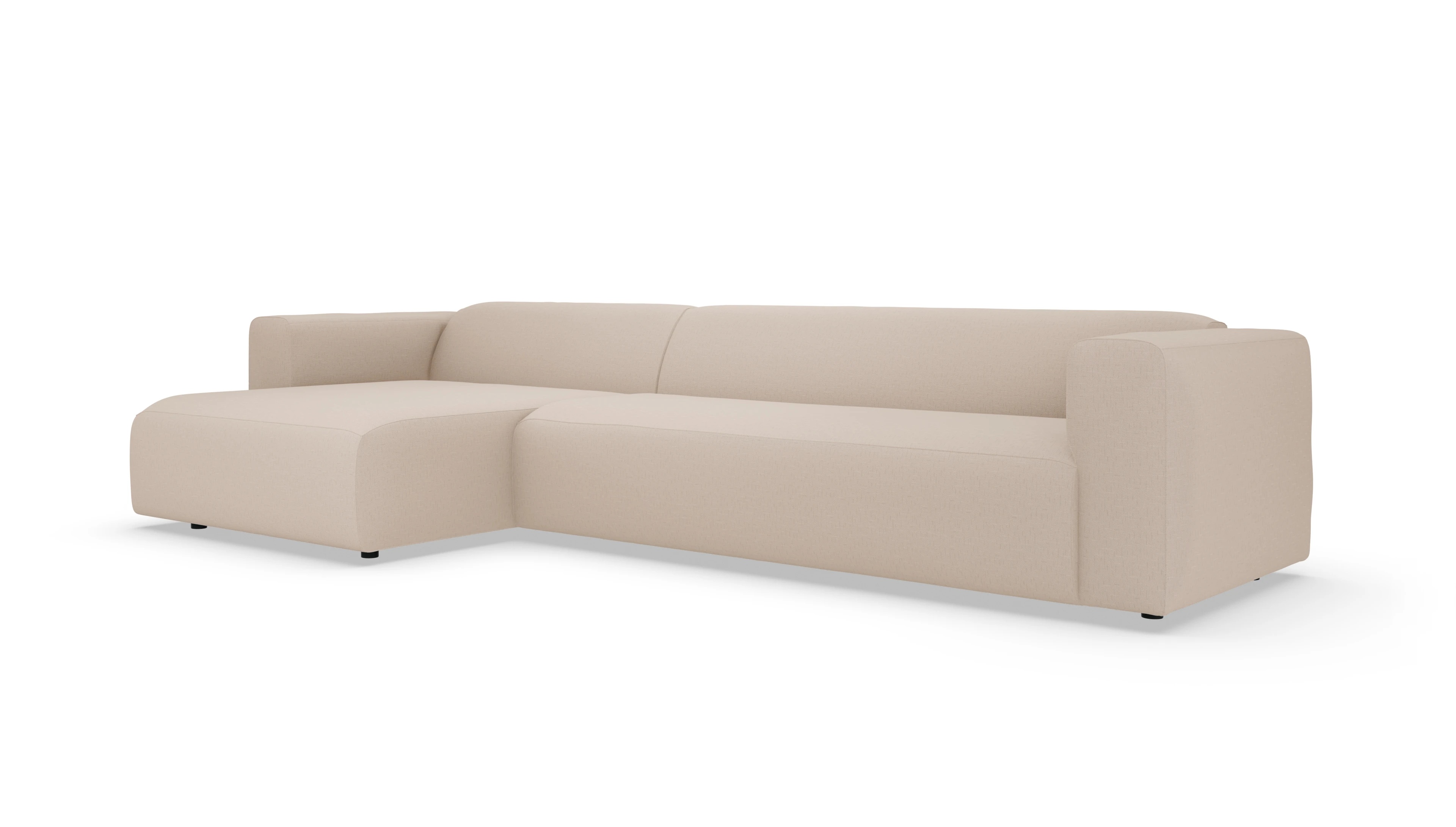 Stoffsofa Olsen Ansicht des Produktes Olsen Sofa mit Rec links in Stoff