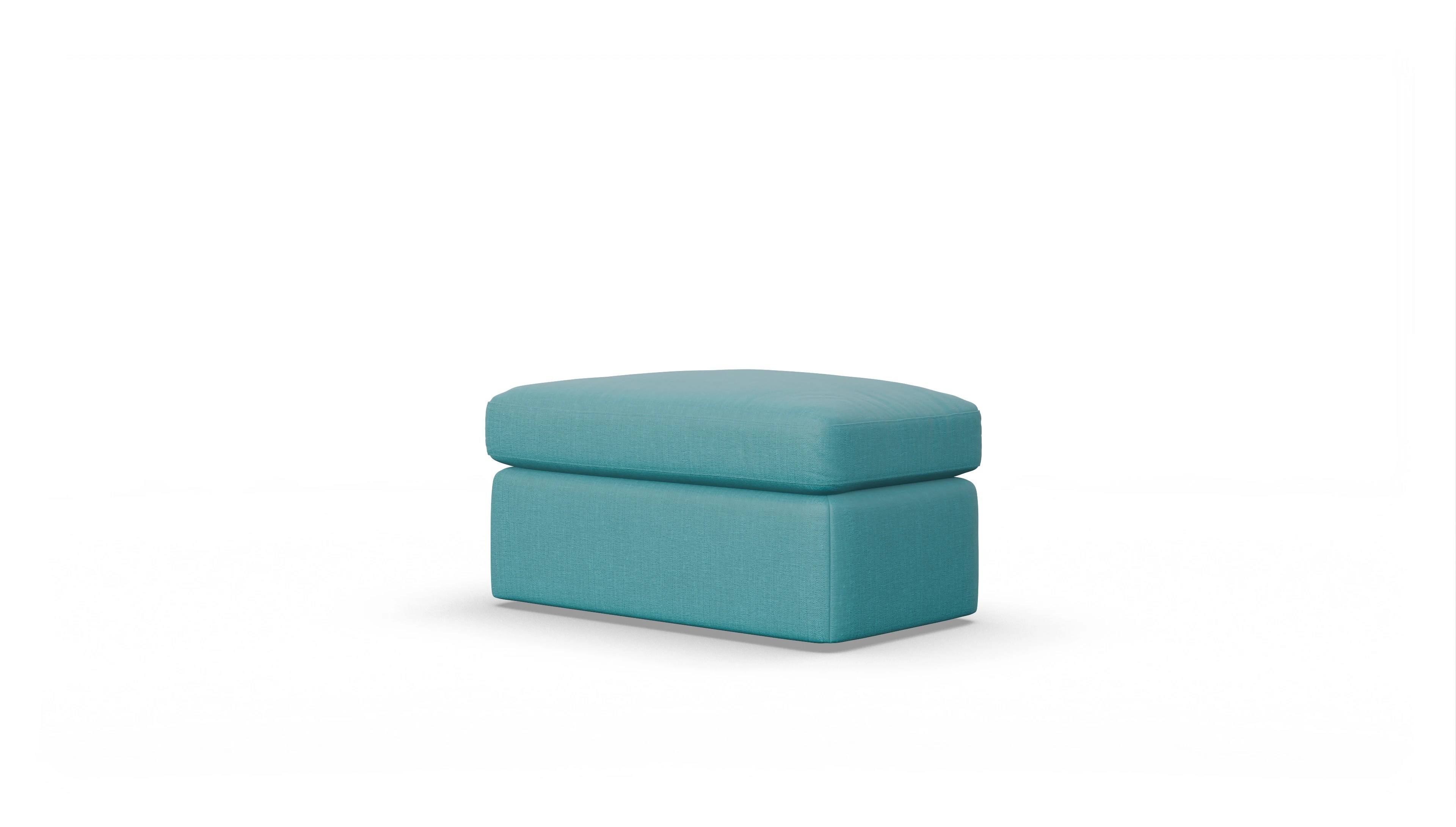 Ansicht des Produktes Santiago Hocker in Stoff blau