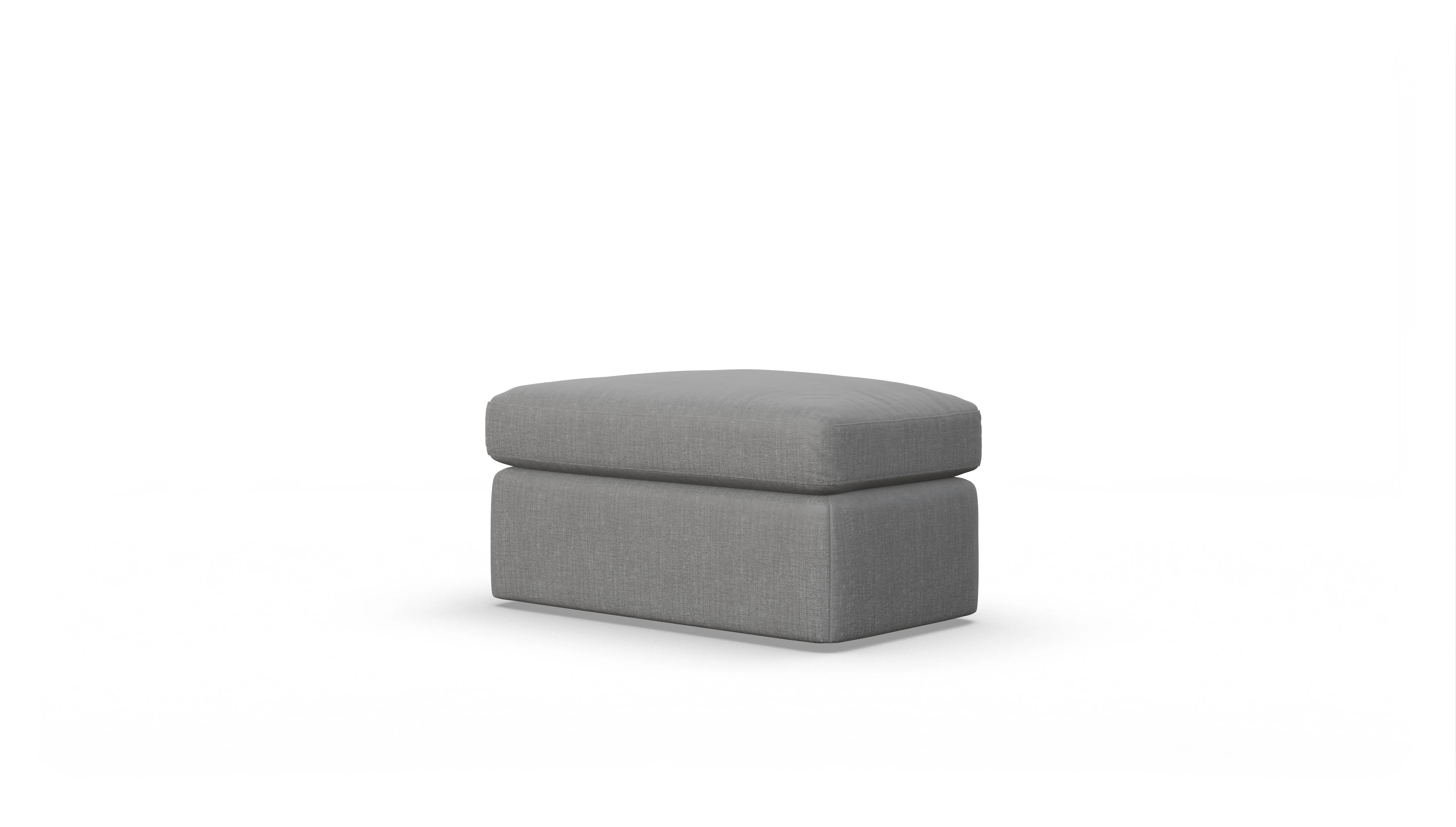 Ansicht des Produktes Santiago Hocker in Stoff grau