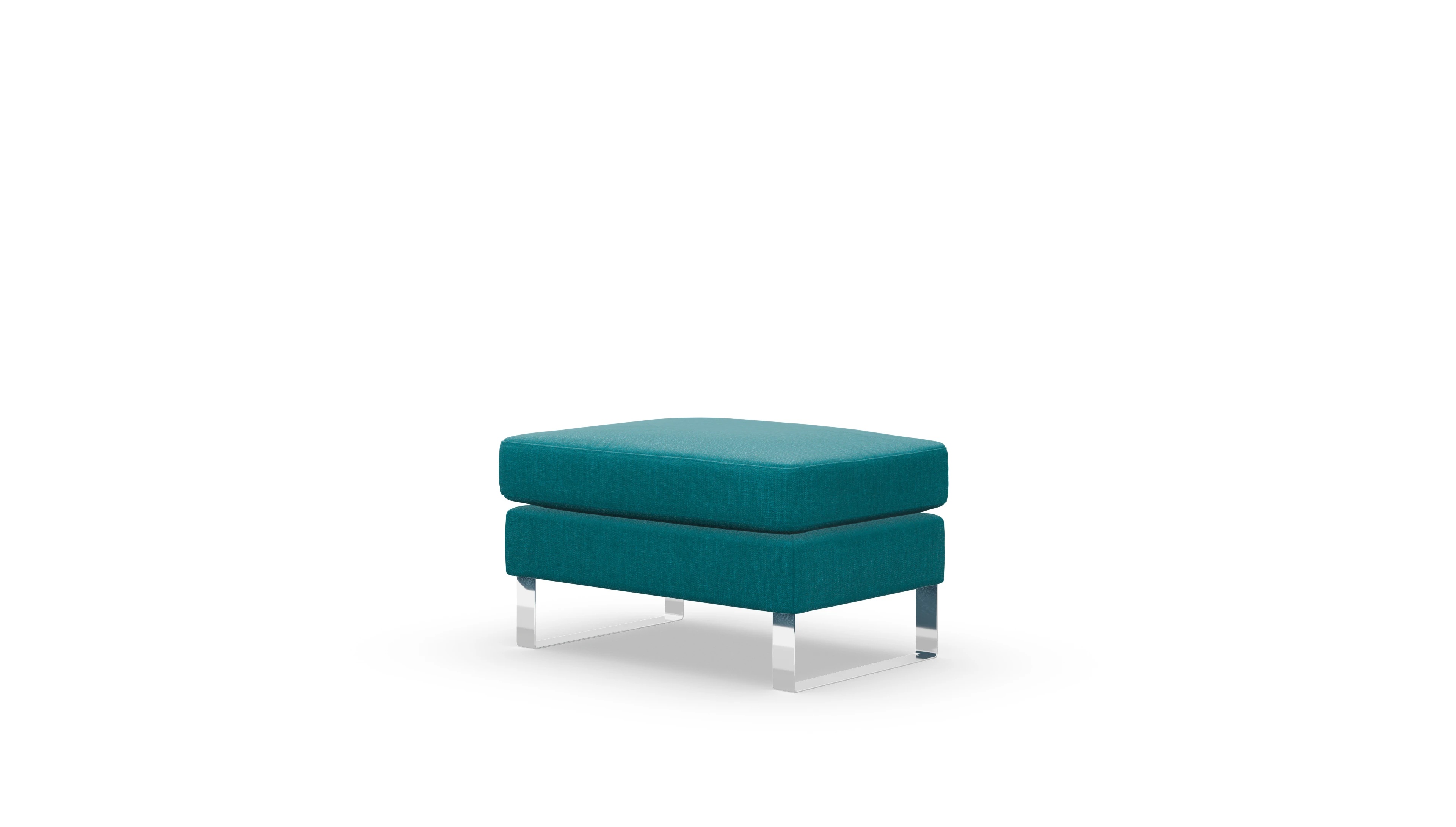 Ansicht des Produktes Cespon Hocker in Stoff blau