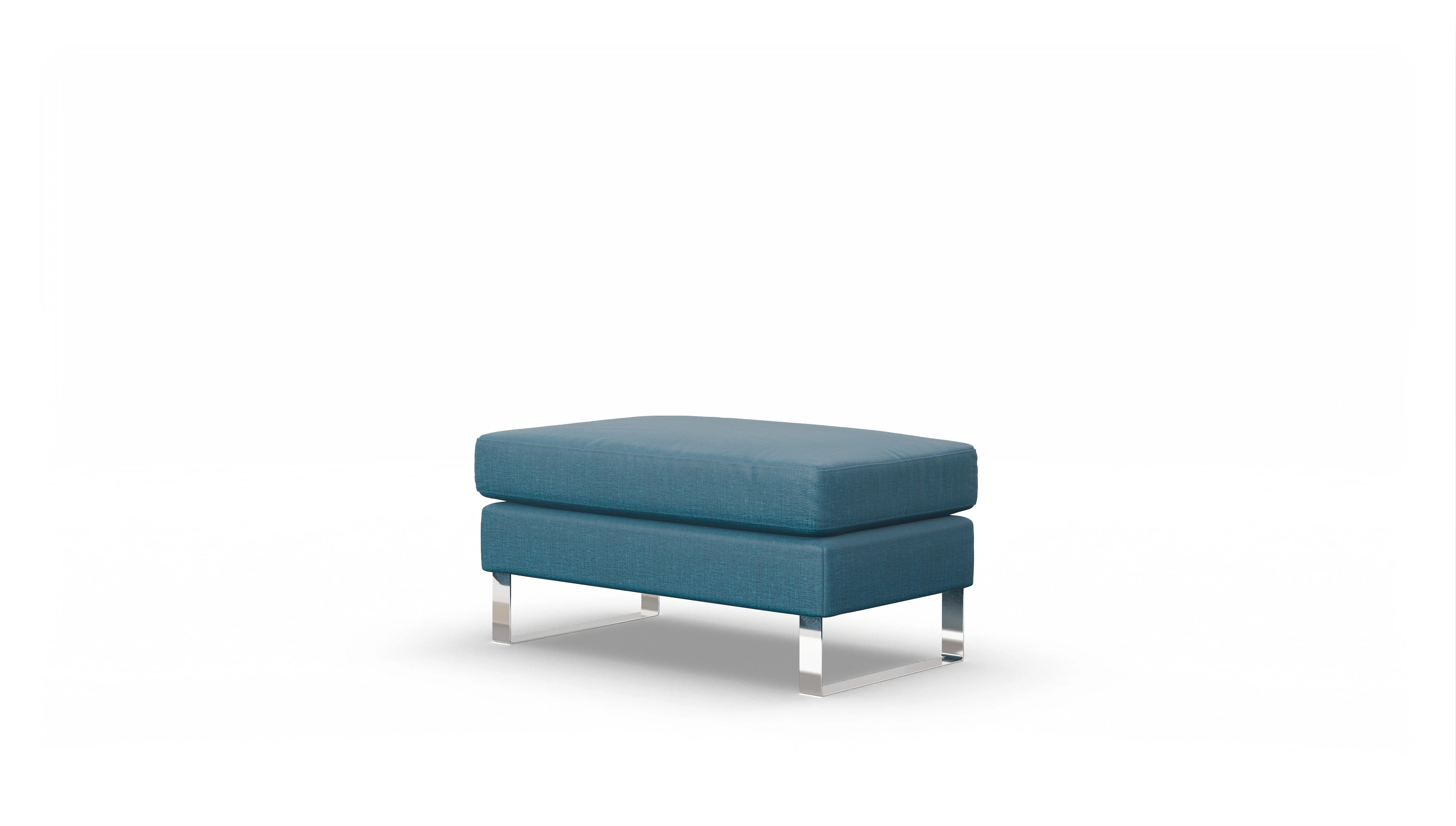 Cespon Stoffhocker Ansicht des Produktes Cespon Hocker in Stoff blau