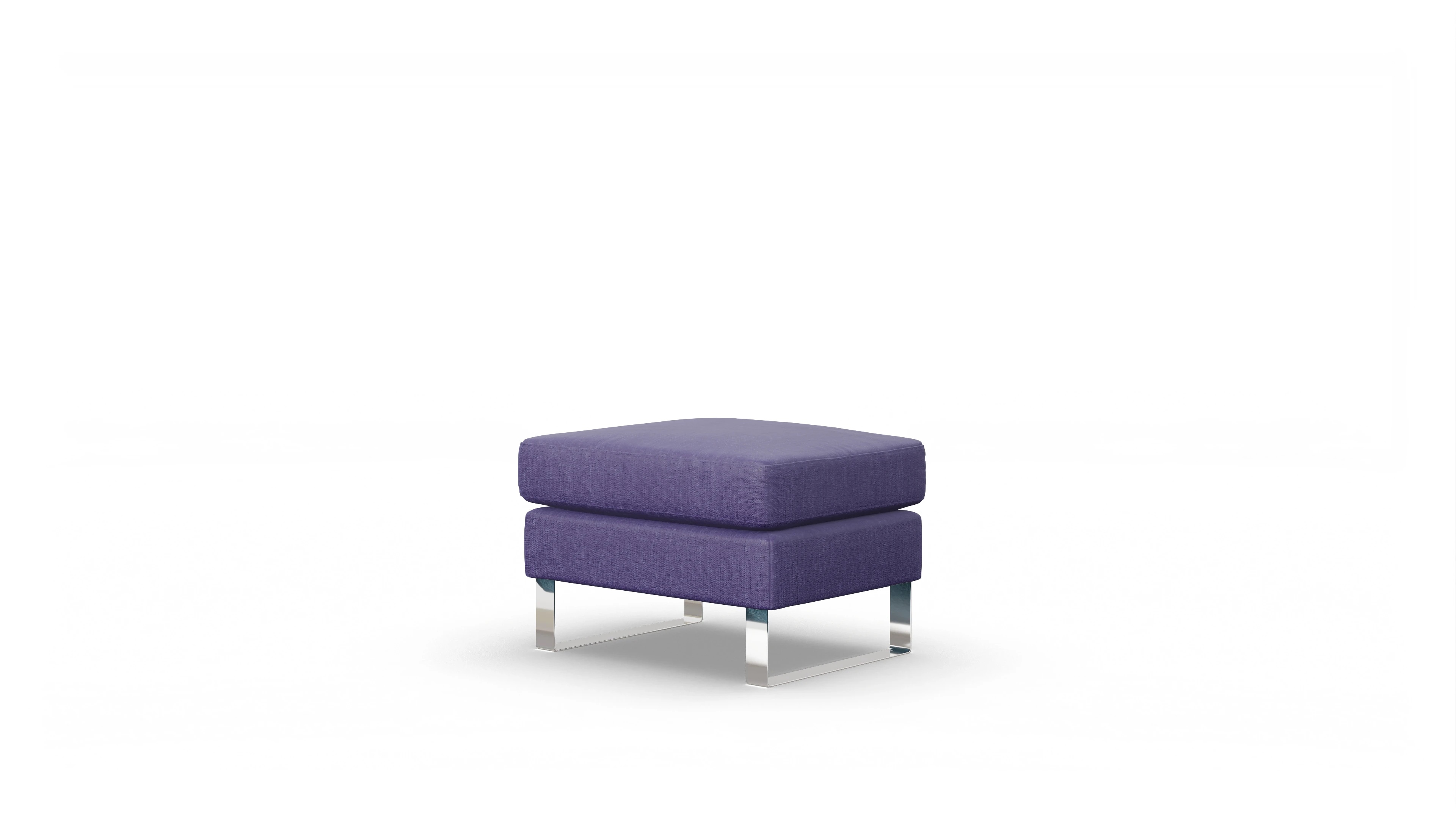 Ansicht des Produktes Cespon Hocker in Stoff blau