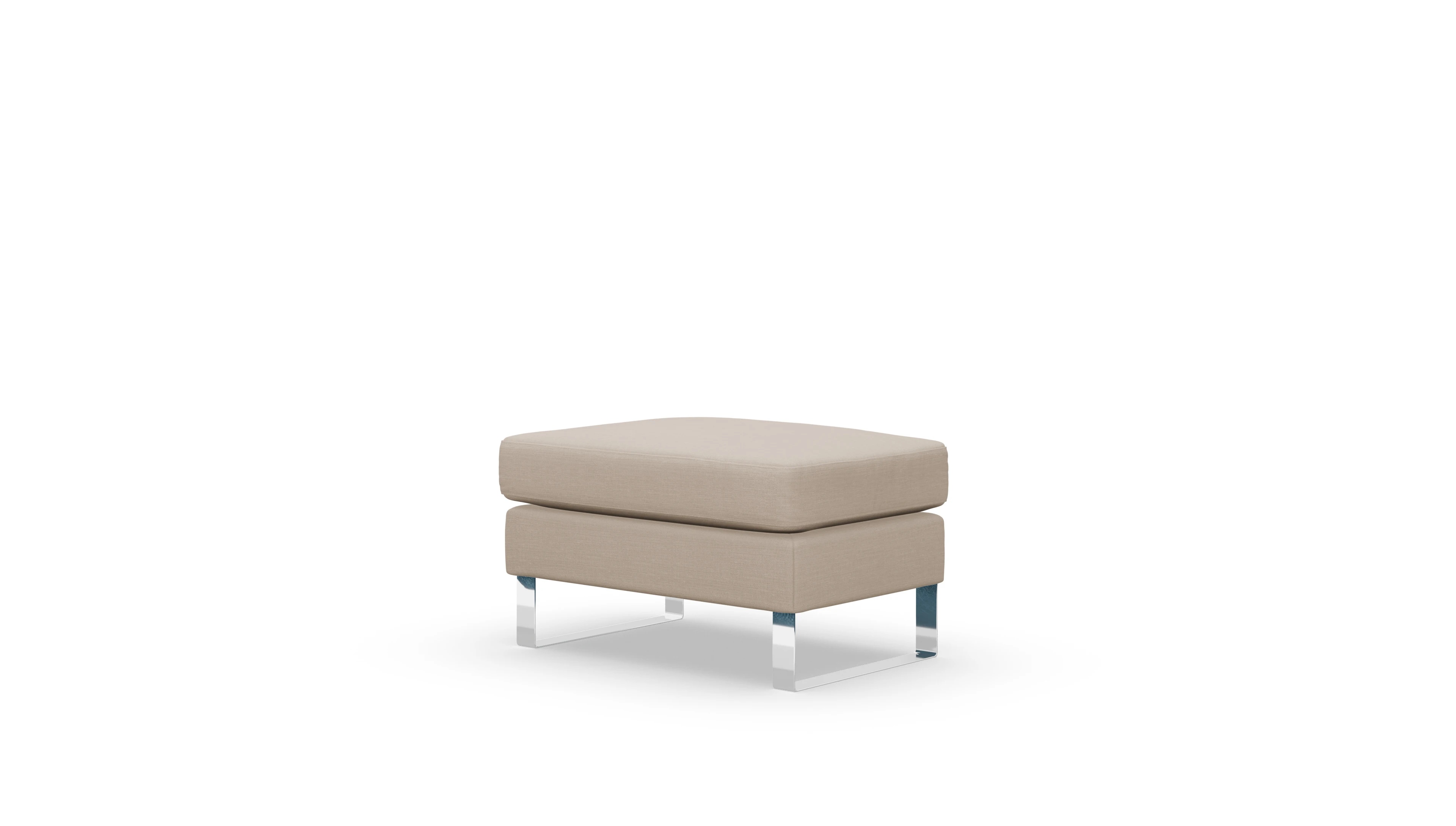 Cespon Stoffhocker Ansicht des Produktes Cespon Hocker in Stoff beige