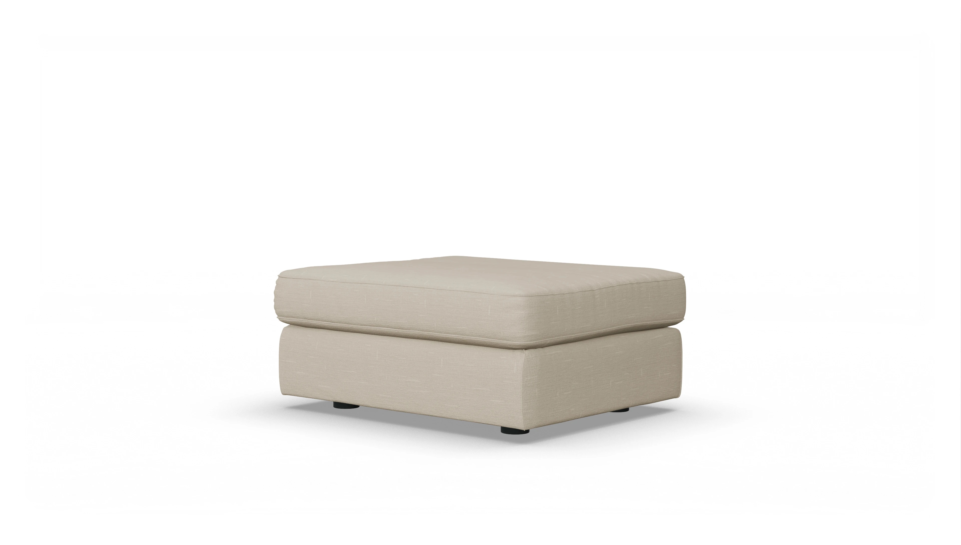 Ansicht des Produktes Sospiri Hocker in Stoff beige
