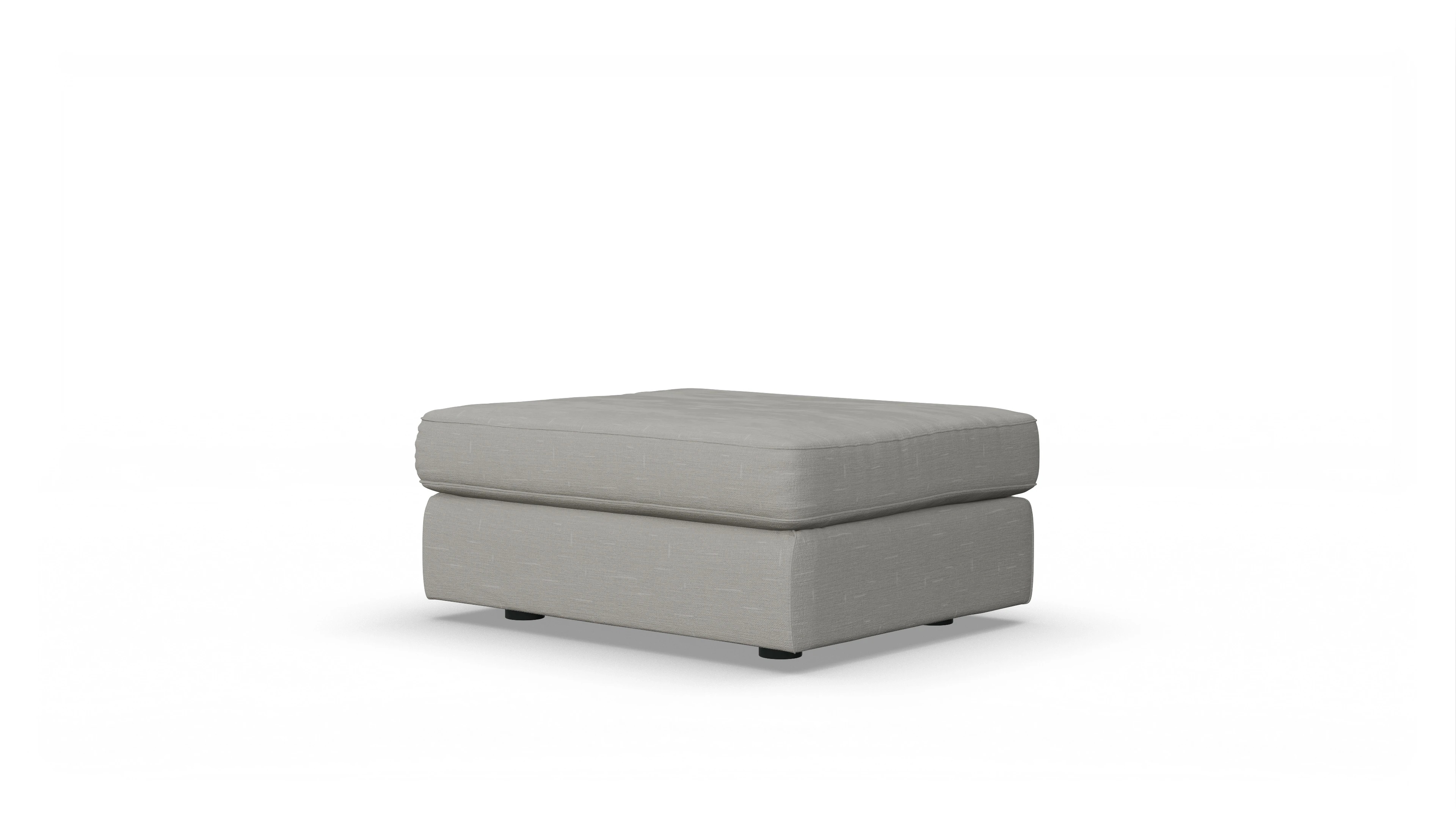 Sospiri Stoff-Hocker Ansicht des Produktes Sospiri Hocker in Stoff grau