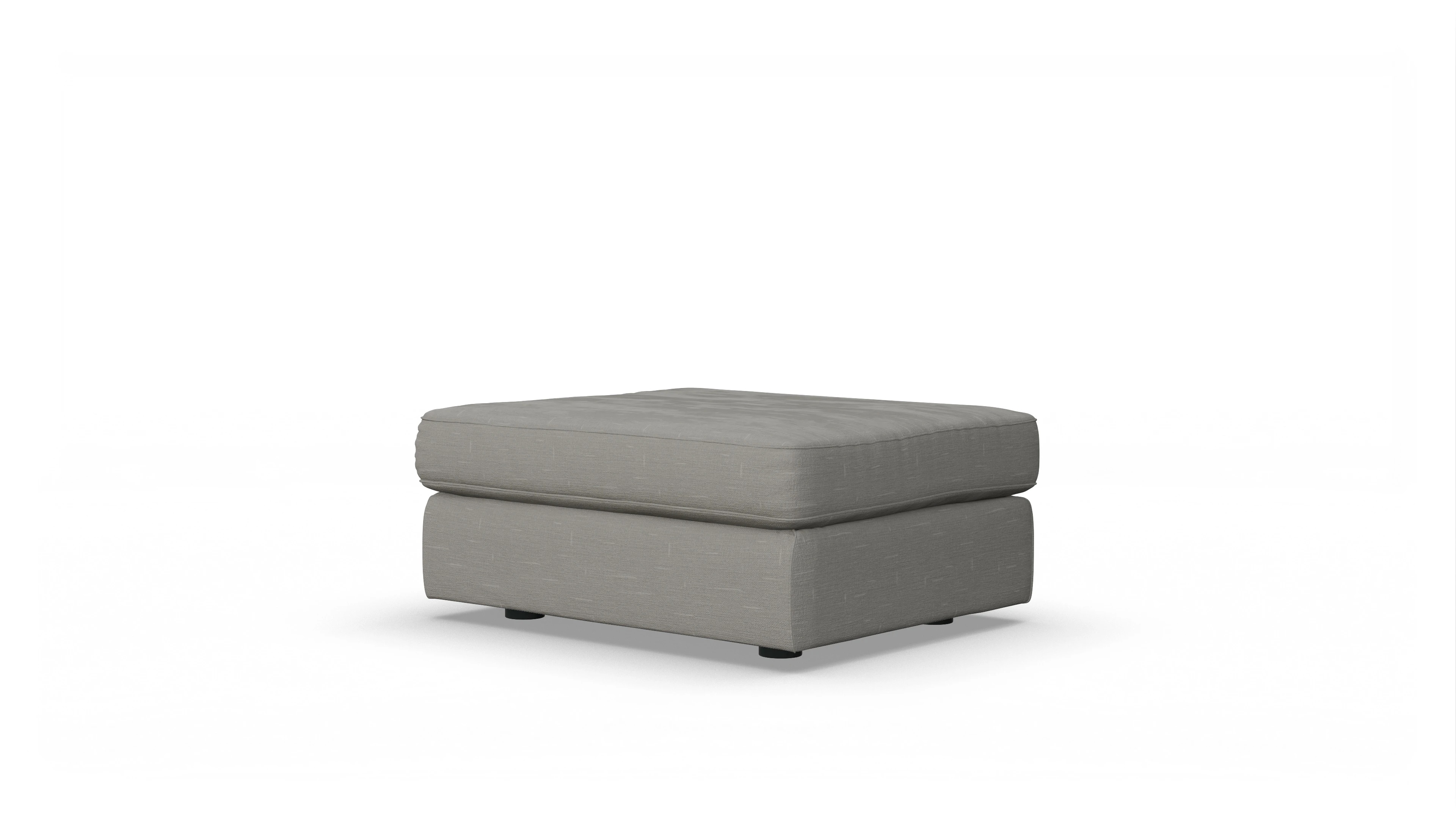 Ansicht des Produktes Sospiri Hocker in Stoff grau