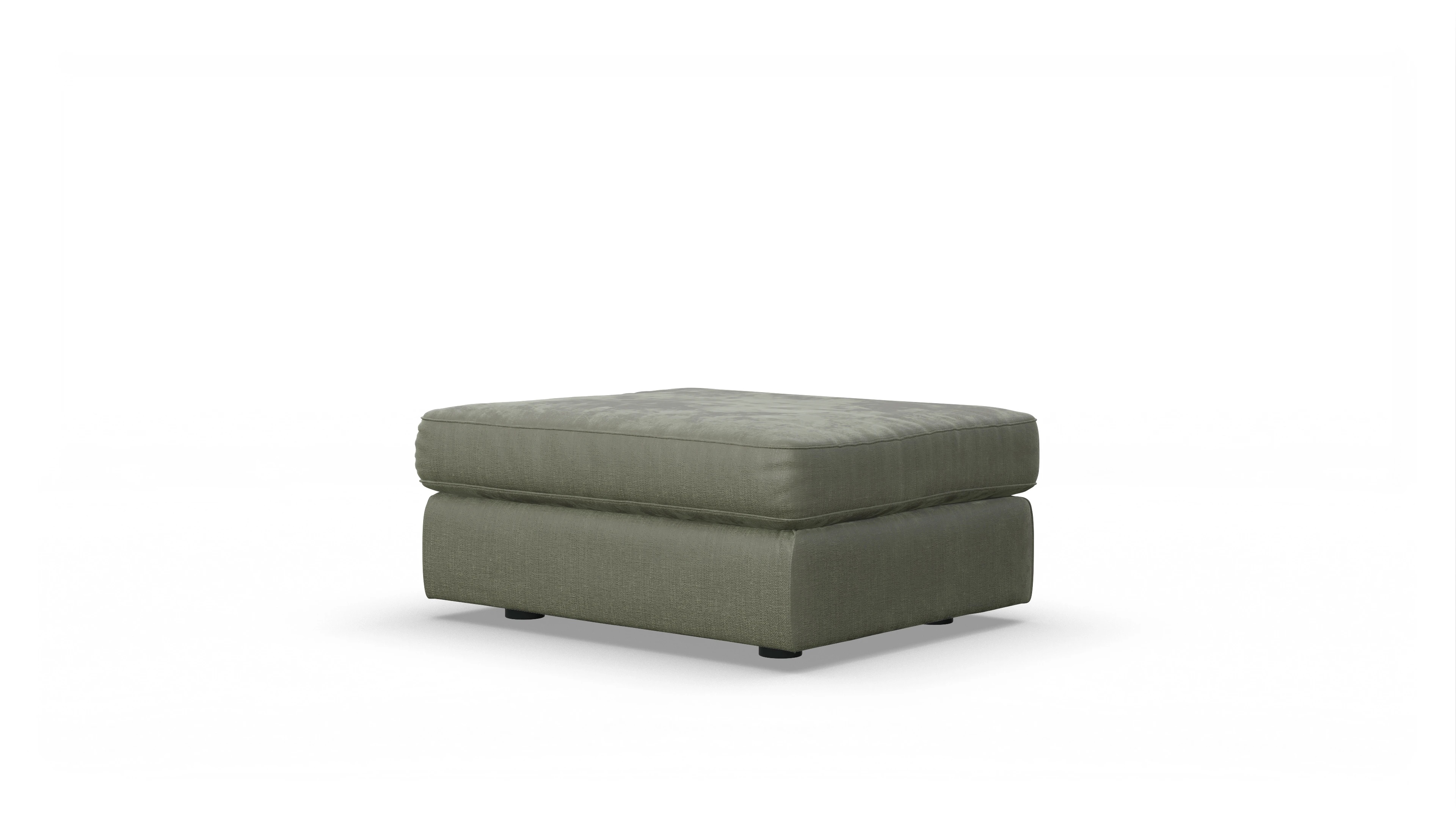 Sospiri Stoff-Hocker Ansicht des Produktes Sospiri Hocker in Stoff grün