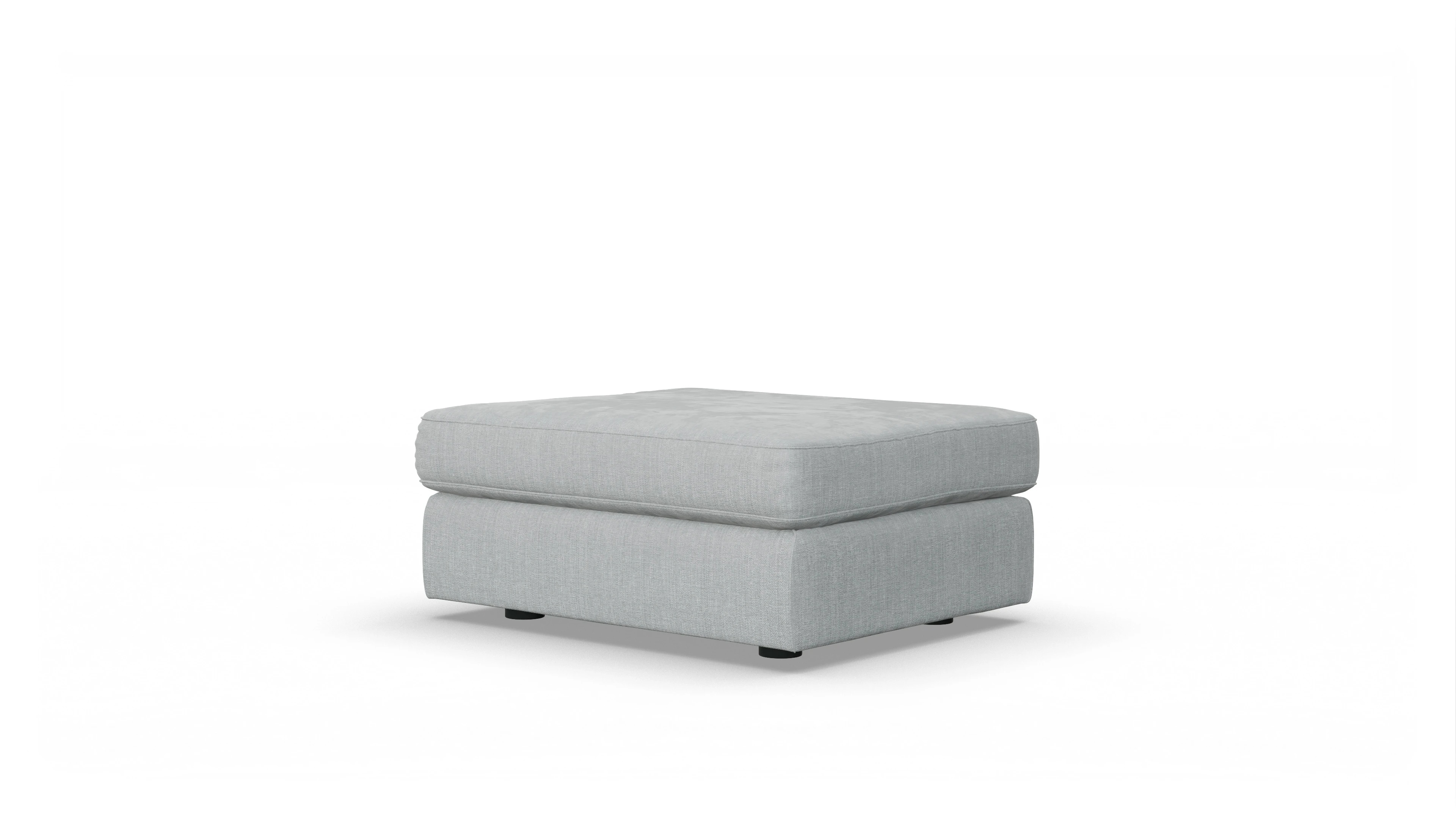 Sospiri Stoff-Hocker Ansicht des Produktes Sospiri Hocker in Stoff grau