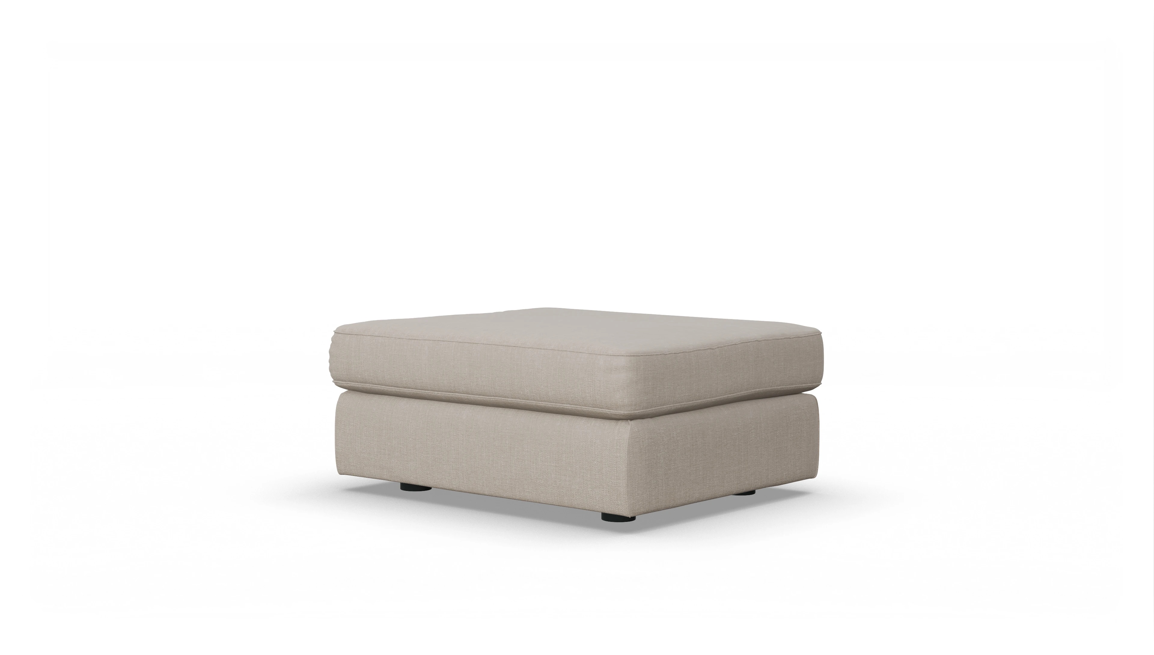 Ansicht des Produktes Sospiri Hocker in Stoff braun