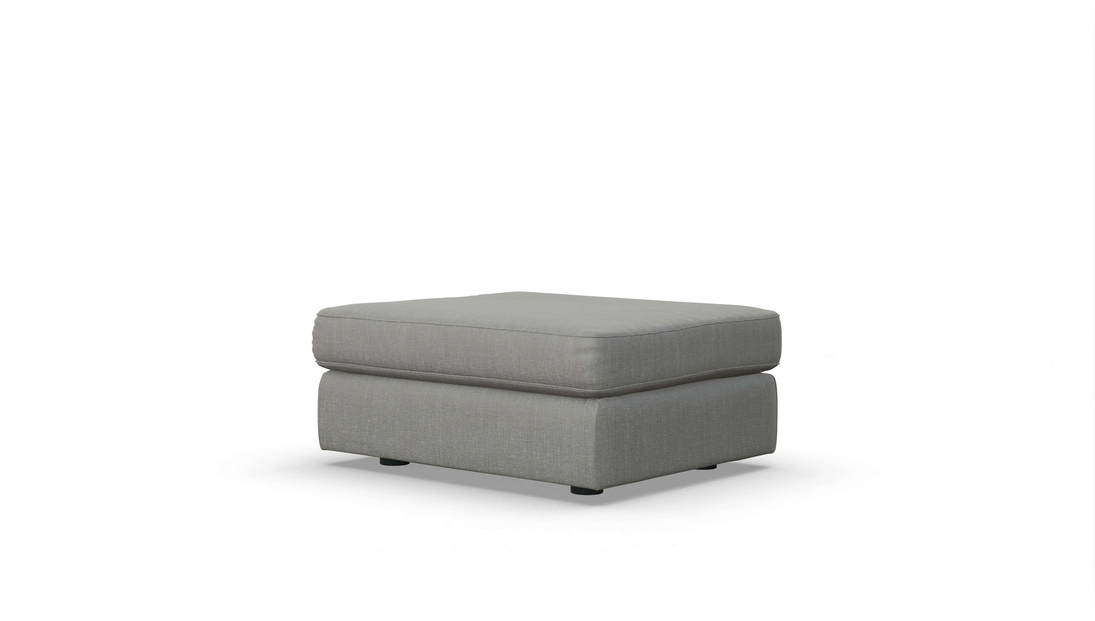 Sospiri Stoff-Hocker Ansicht des Produktes Sospiri Hocker in Stoff grau