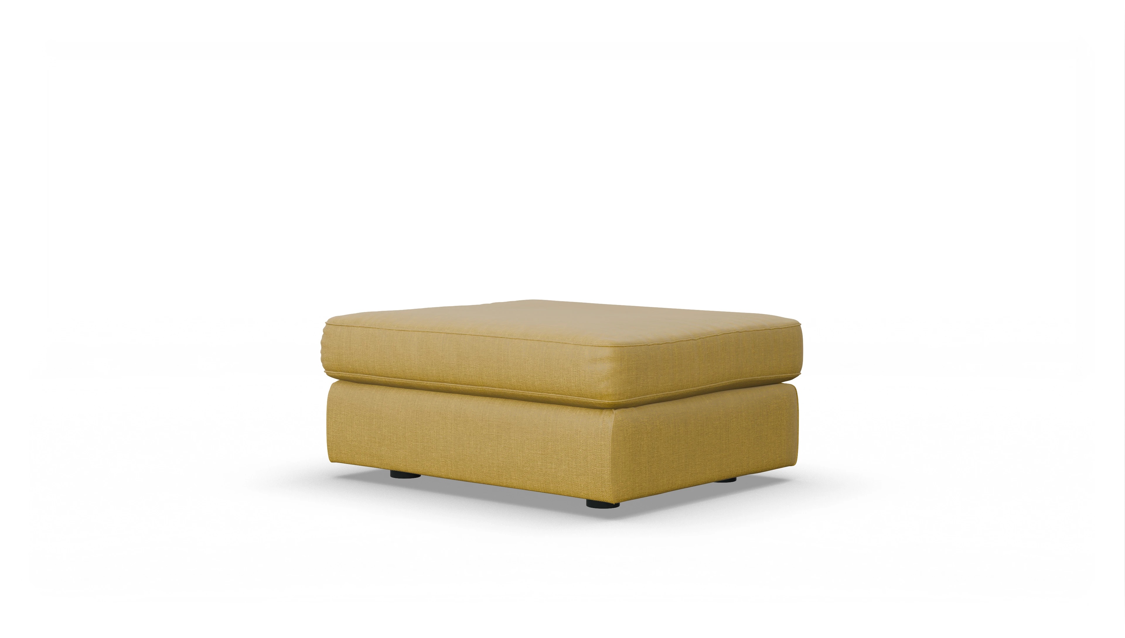 Sospiri Stoff-Hocker Ansicht des Produktes Sospiri Hocker in Stoff gelb