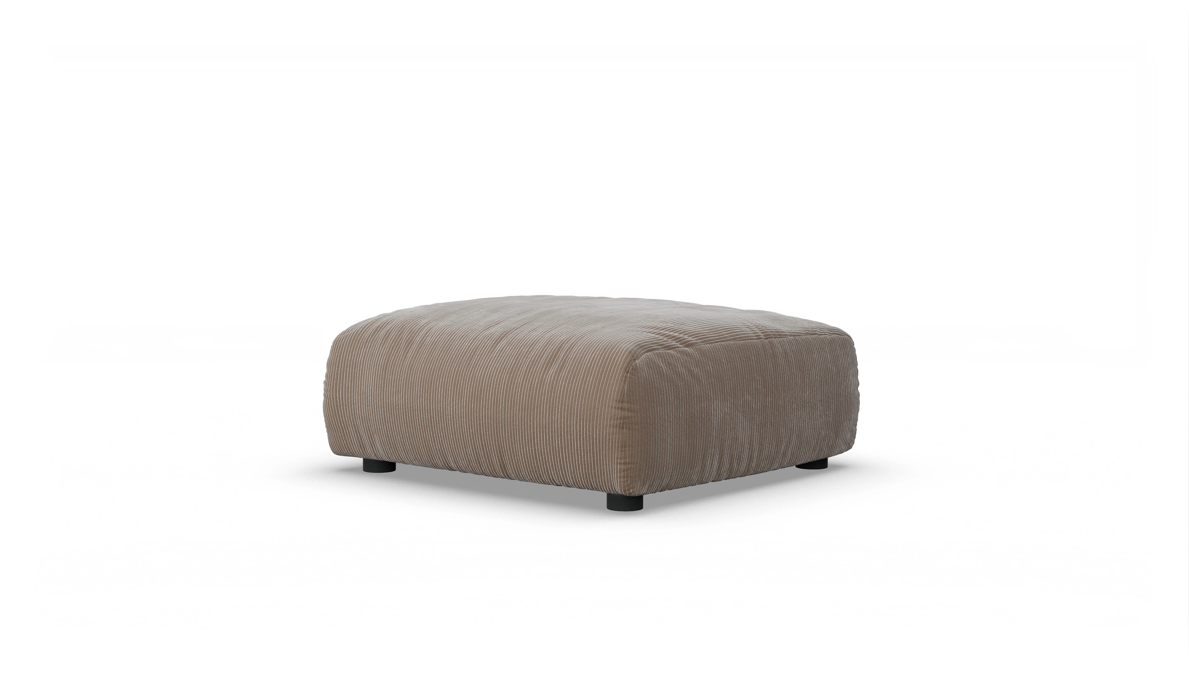 Ansicht des Produktes Molin Hocker in Cord braun