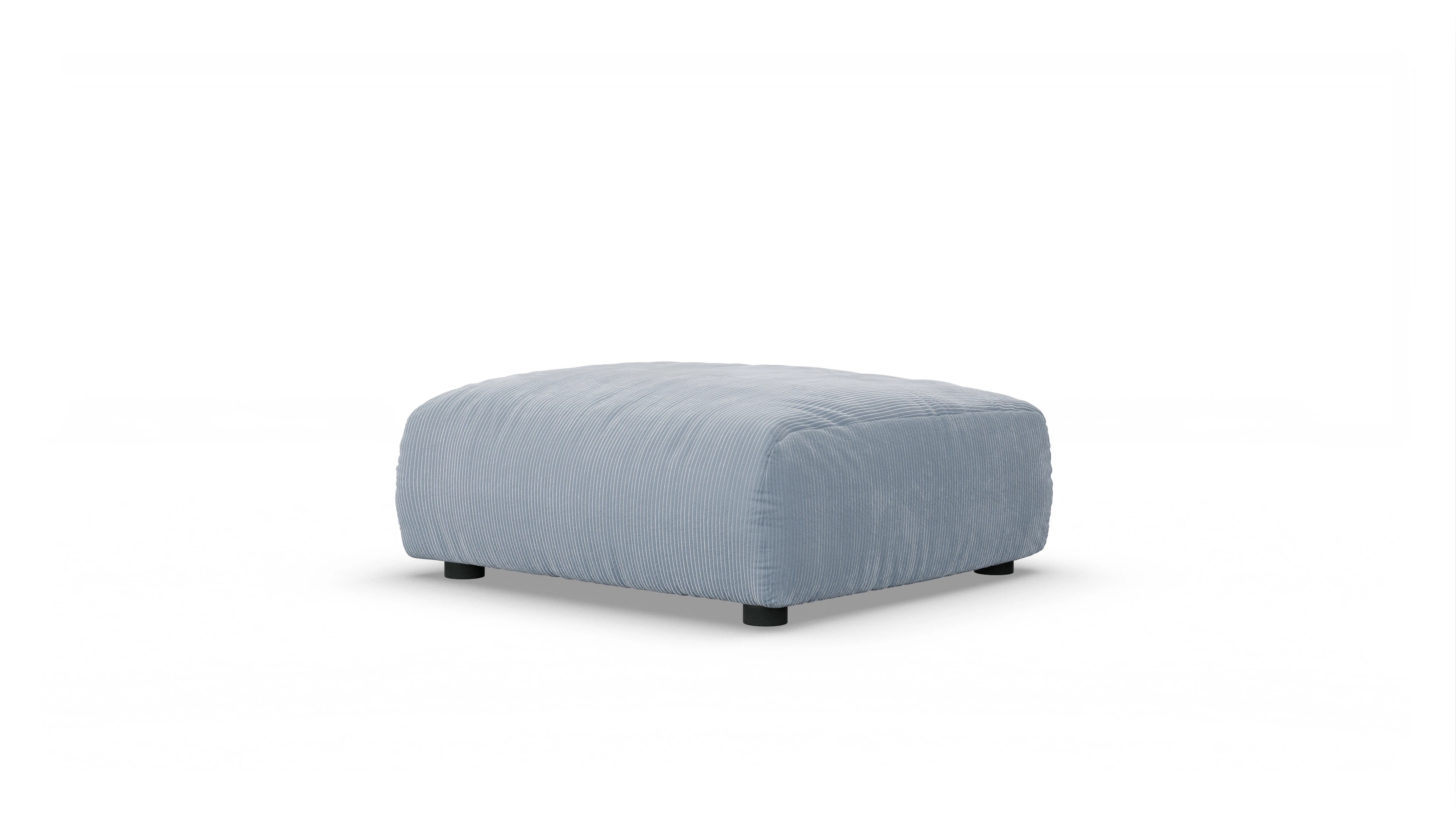 Ansicht des Produktes Molin Hocker in Cord blau