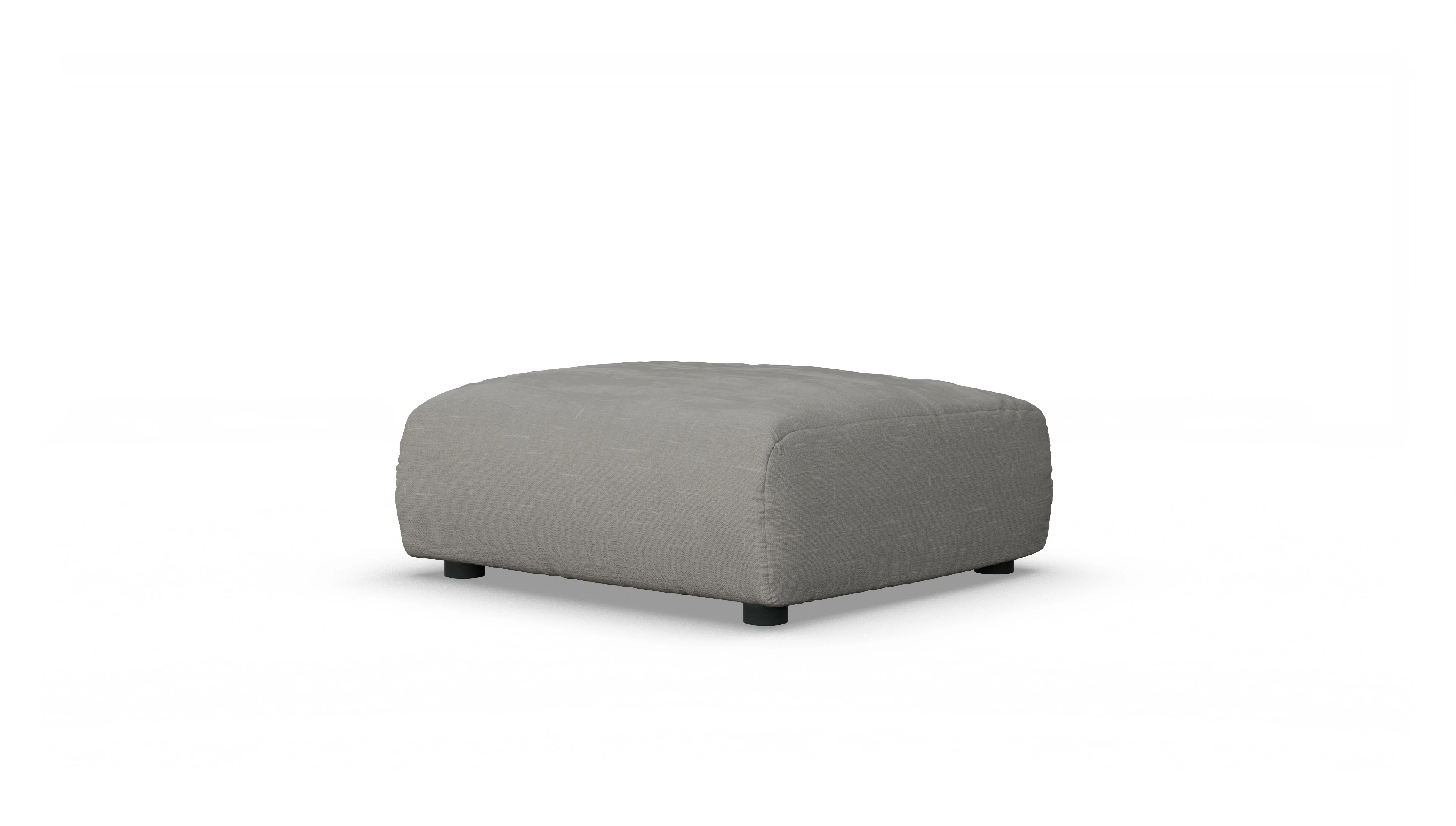 Ansicht des Produktes Molin Hocker in Stoff grau
