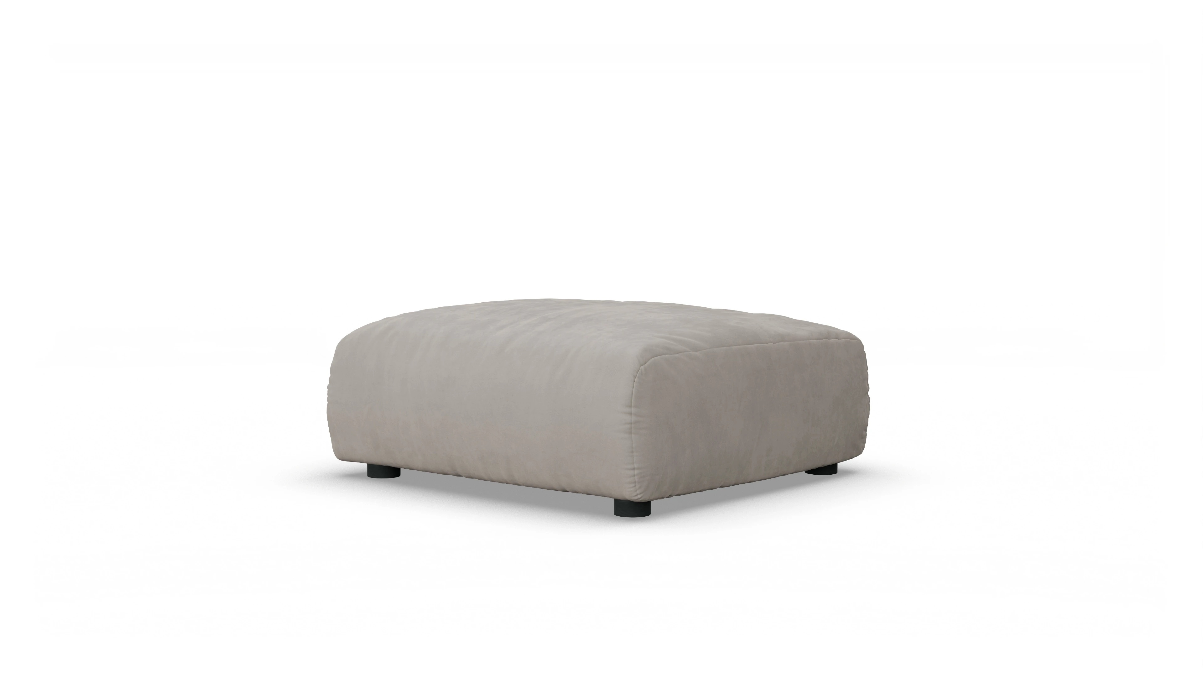 Molin Designer-Hocker Ansicht des Produktes Molin Hocker in Samt braun