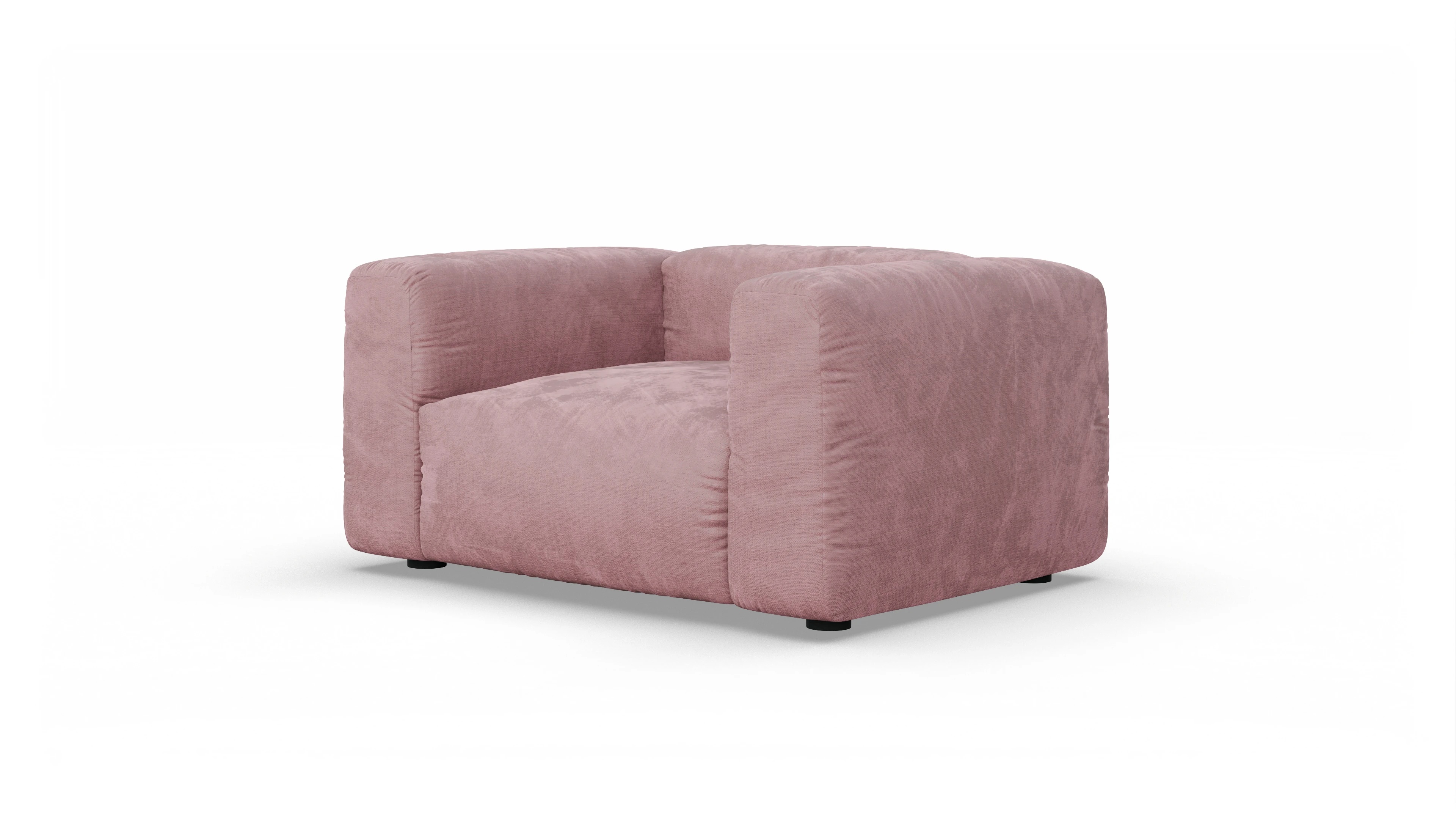 Design-Sessel Molin Ansicht des Produktes Molin Sessel in Stoff rot