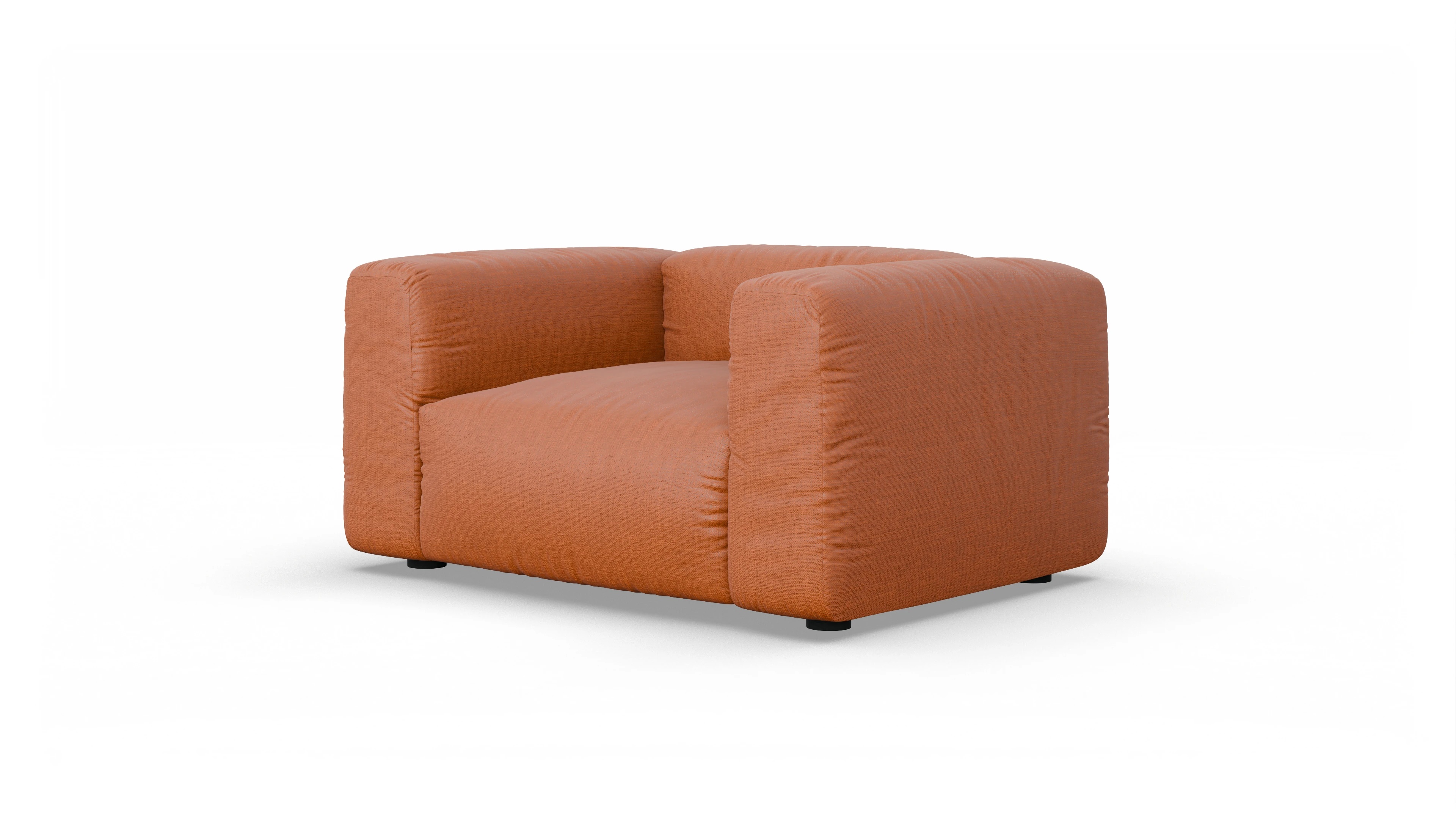 Ansicht des Produktes Molin Sessel in Stoff orange