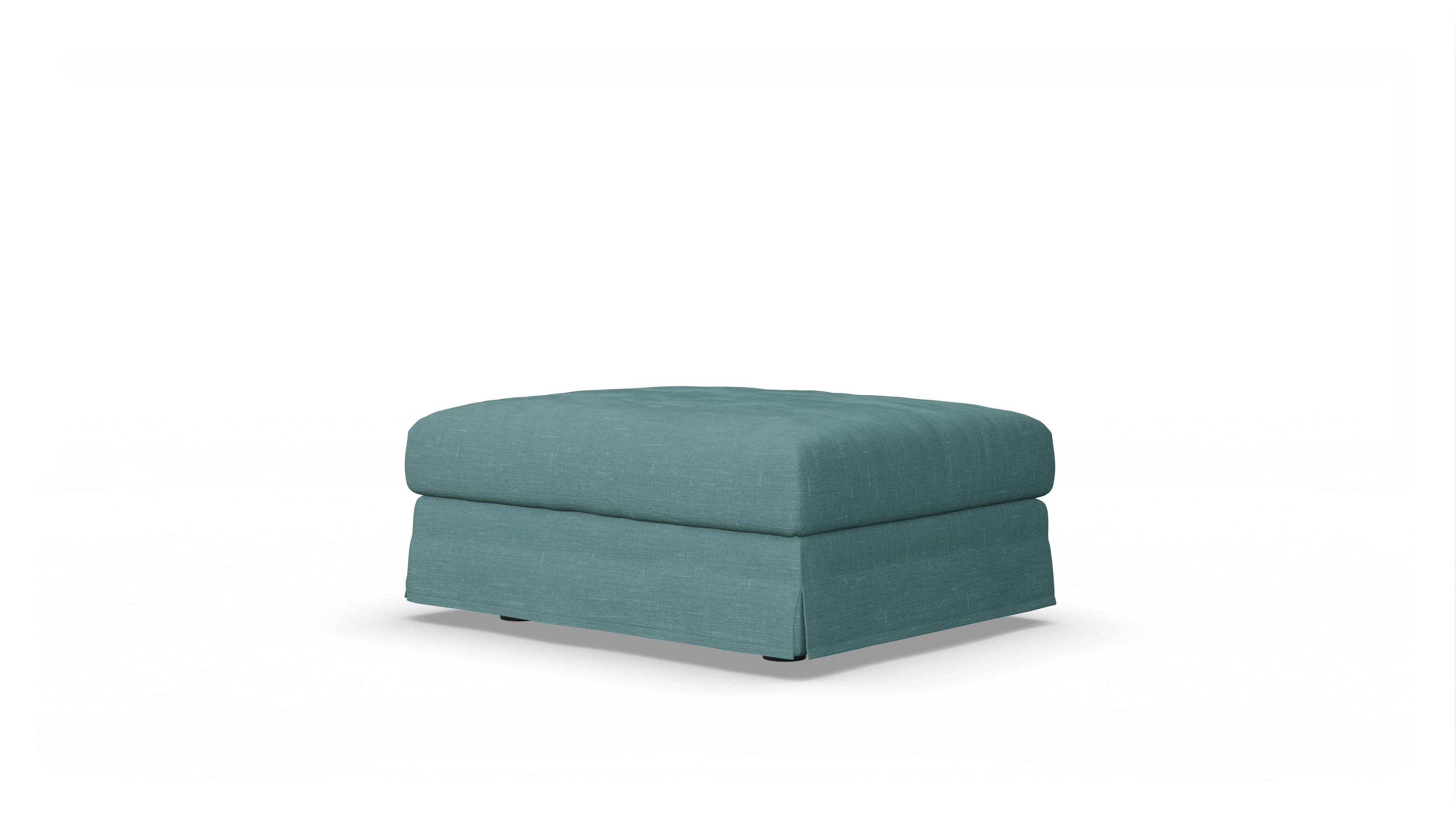 Pittori Hussen-Hocker Ansicht des Produktes Pittori Hocker in Stoff grün