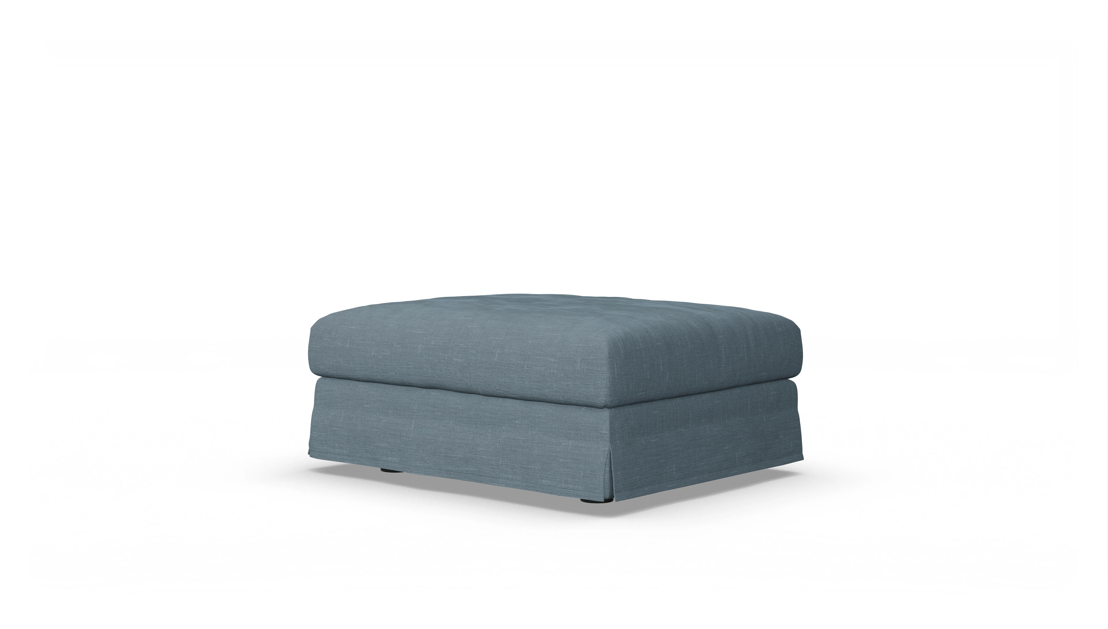 Pittori Hussen-Hocker Ansicht des Produktes Pittori Hocker in Stoff blau