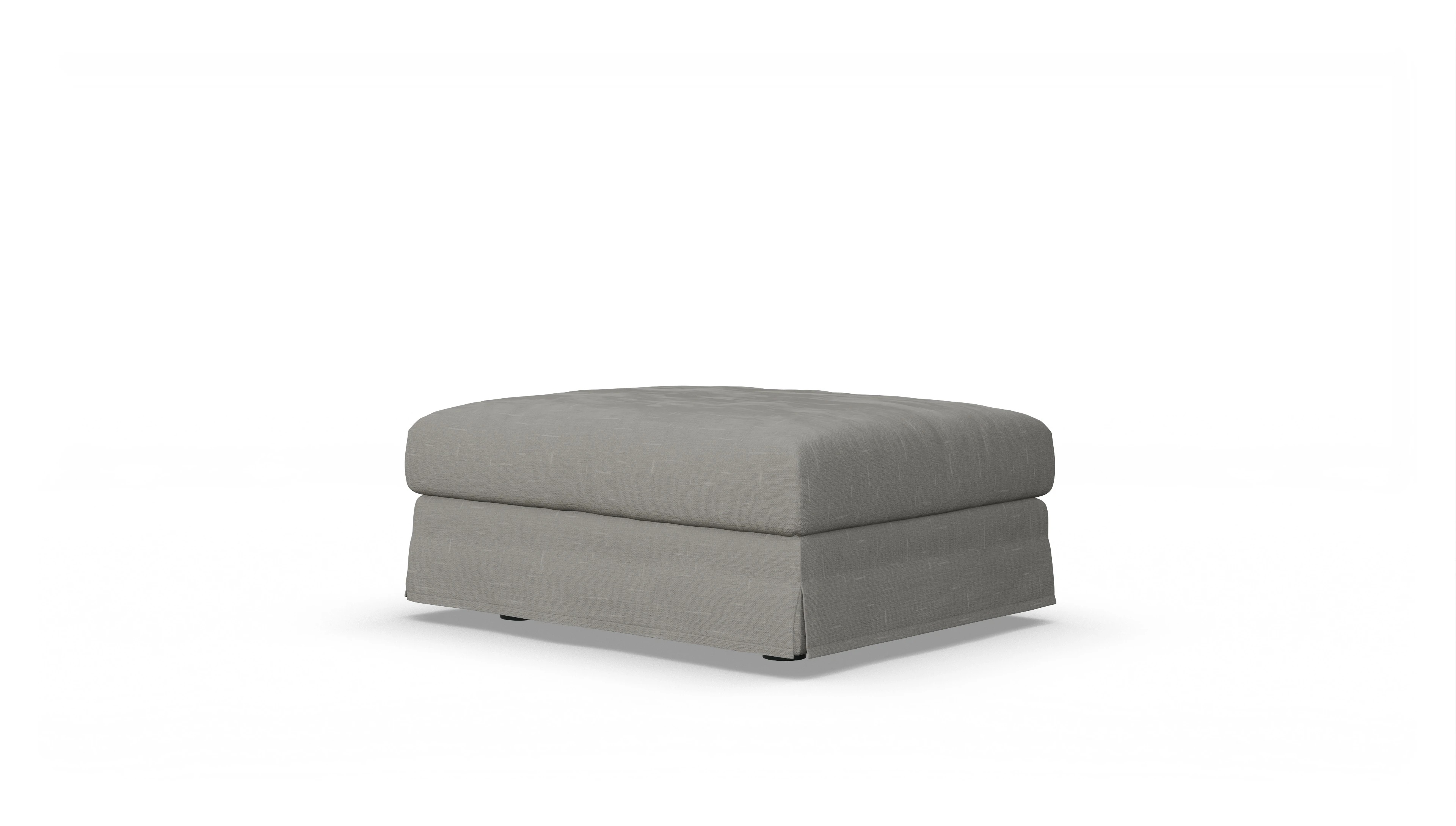 Ansicht des Produktes Pittori Hocker in Stoff grau