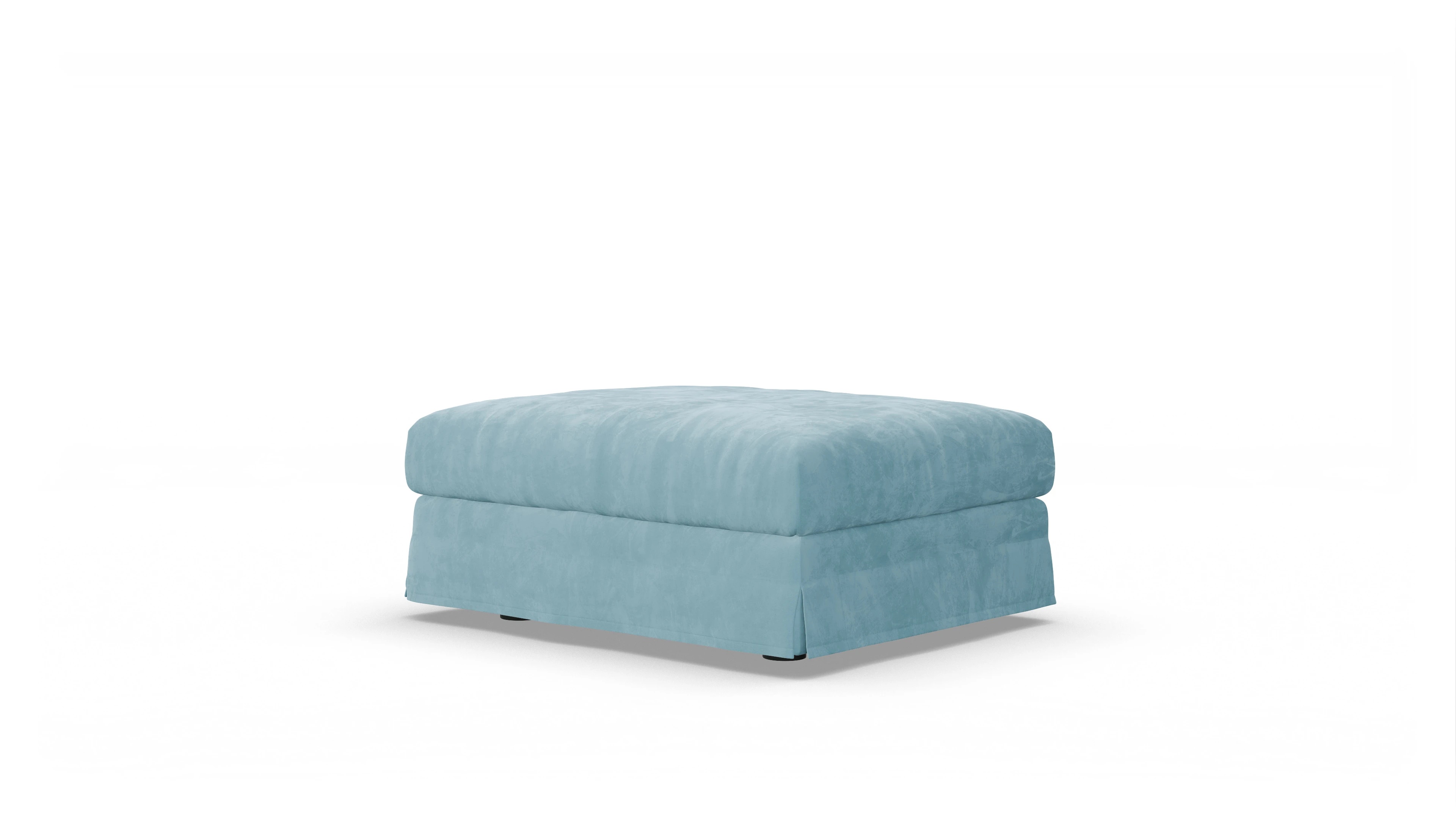 Ansicht des Produktes Pittori Hocker in Samt blau