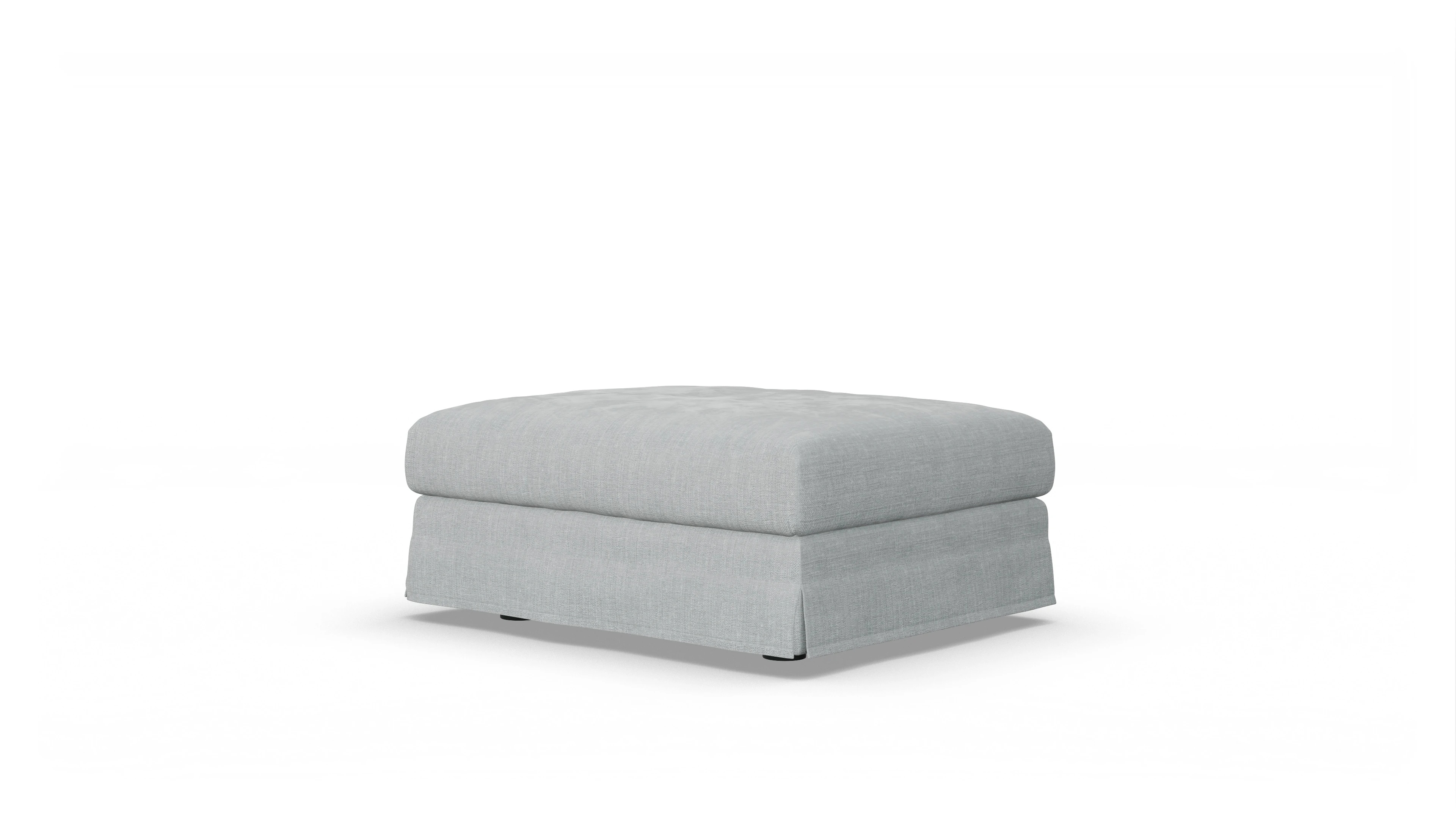 Ansicht des Produktes Pittori Hocker in Stoff grau