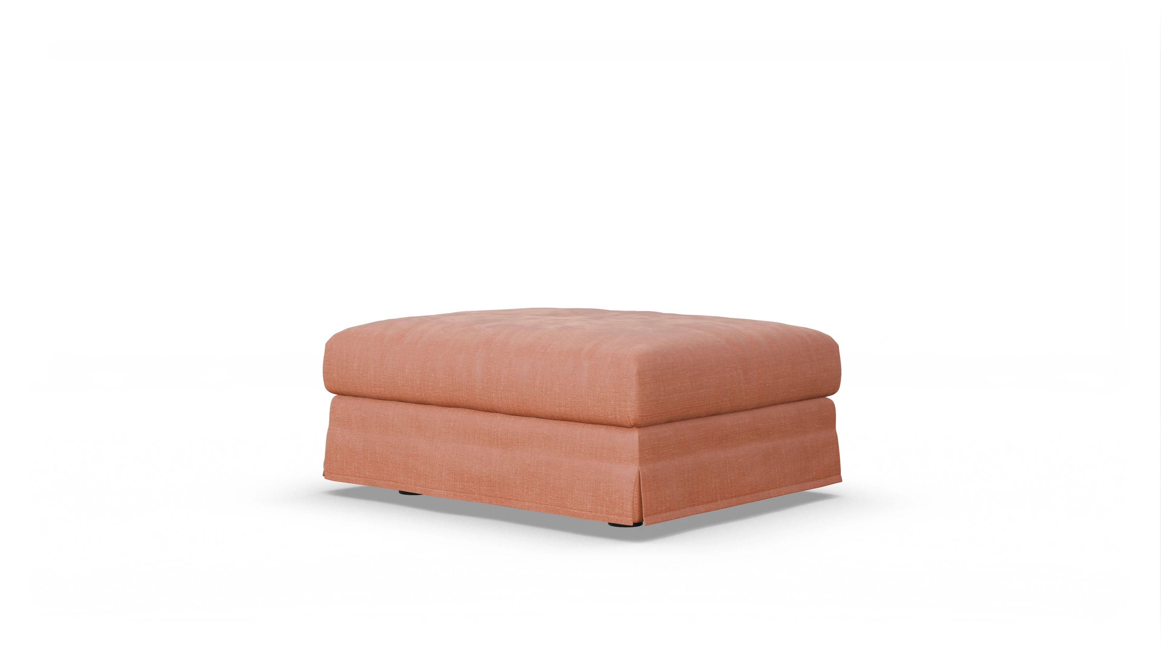 Ansicht des Produktes Pittori Hocker in Stoff orange