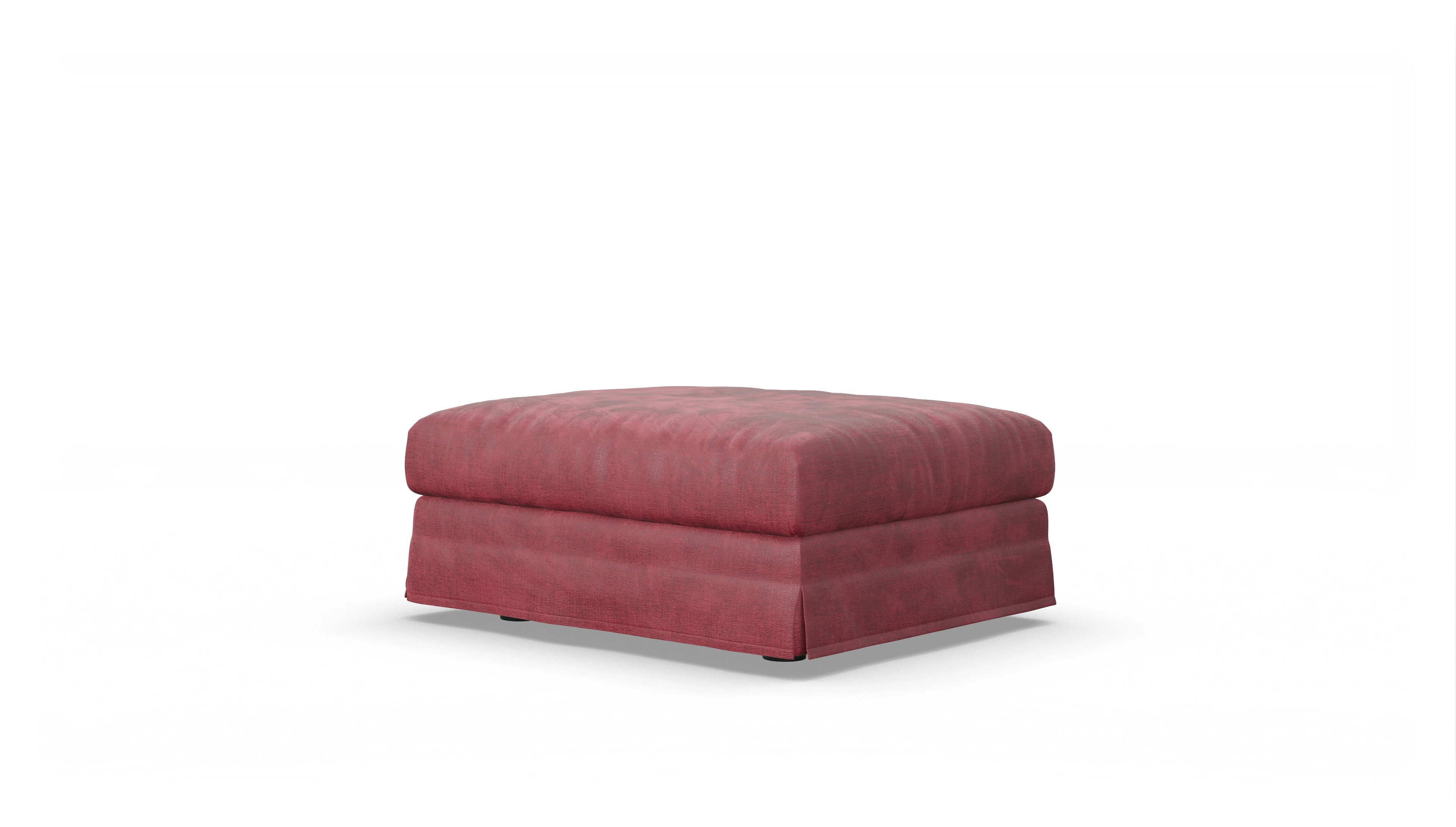 Ansicht des Produktes Pittori Hocker in Stoff rot
