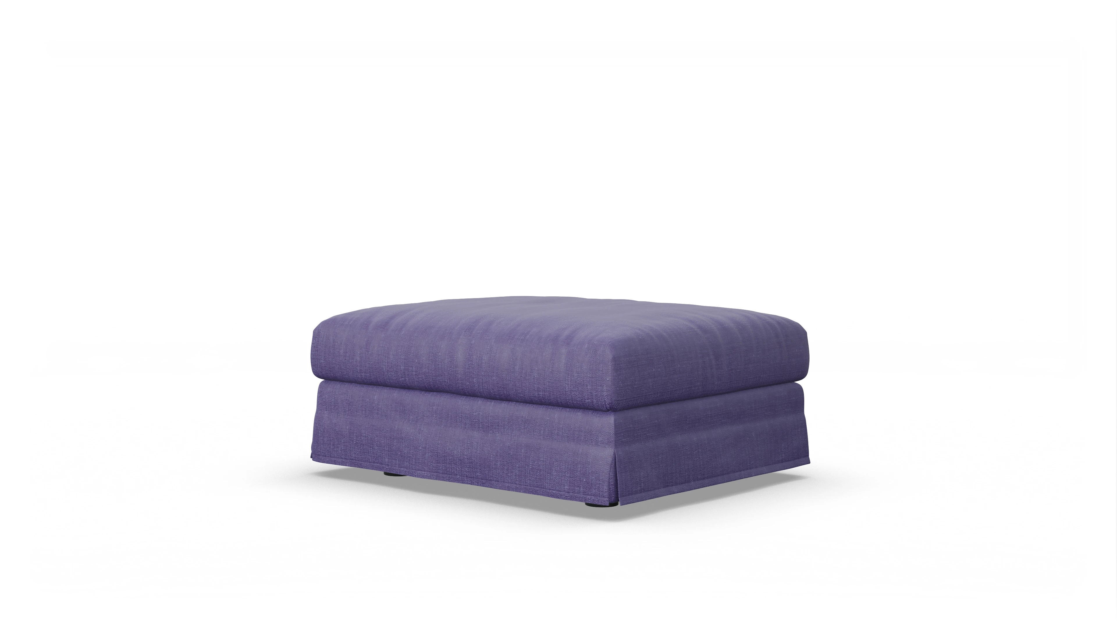Ansicht des Produktes Pittori Hocker in Stoff blau