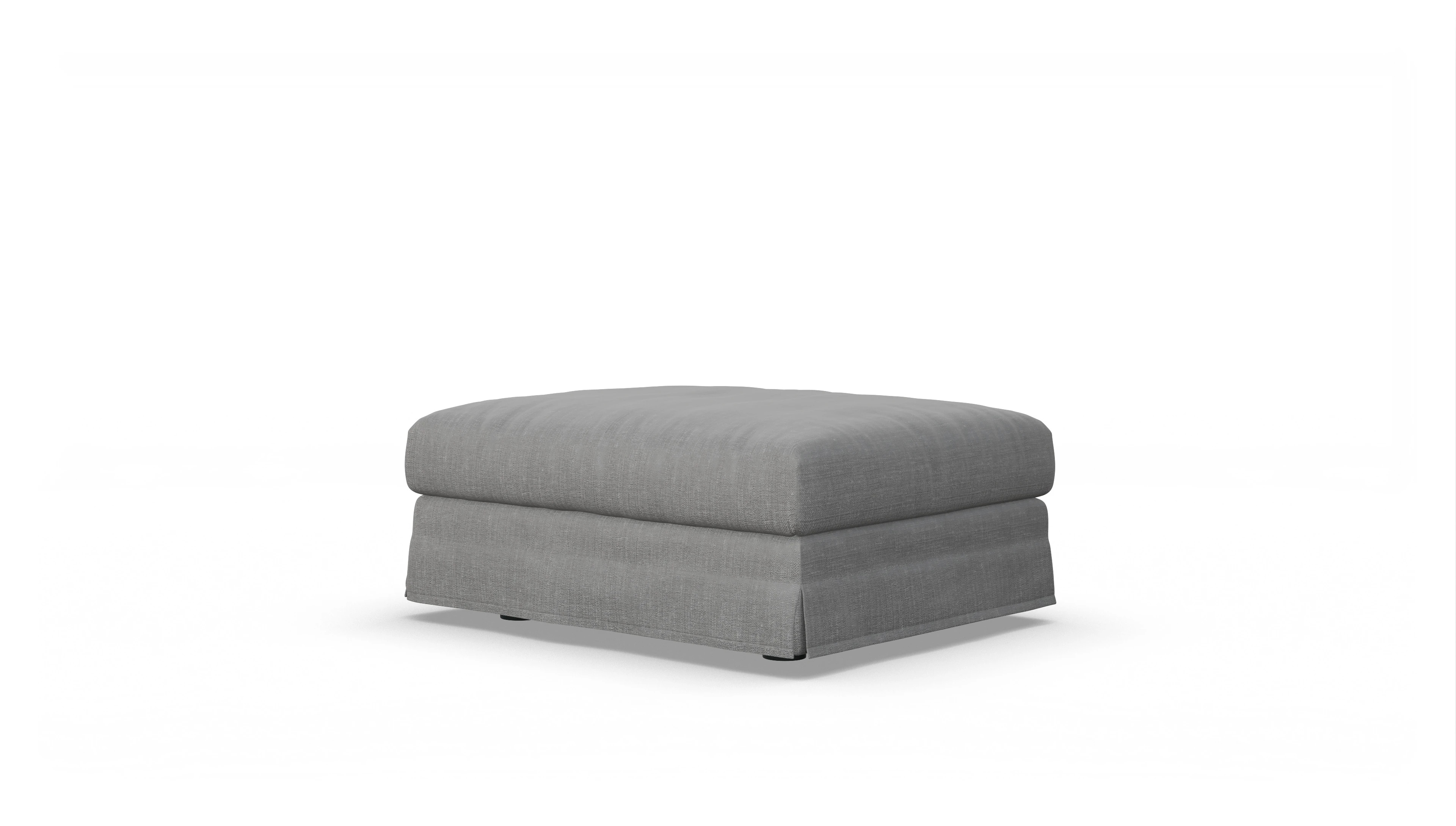 Ansicht des Produktes Pittori Hocker in Stoff grau