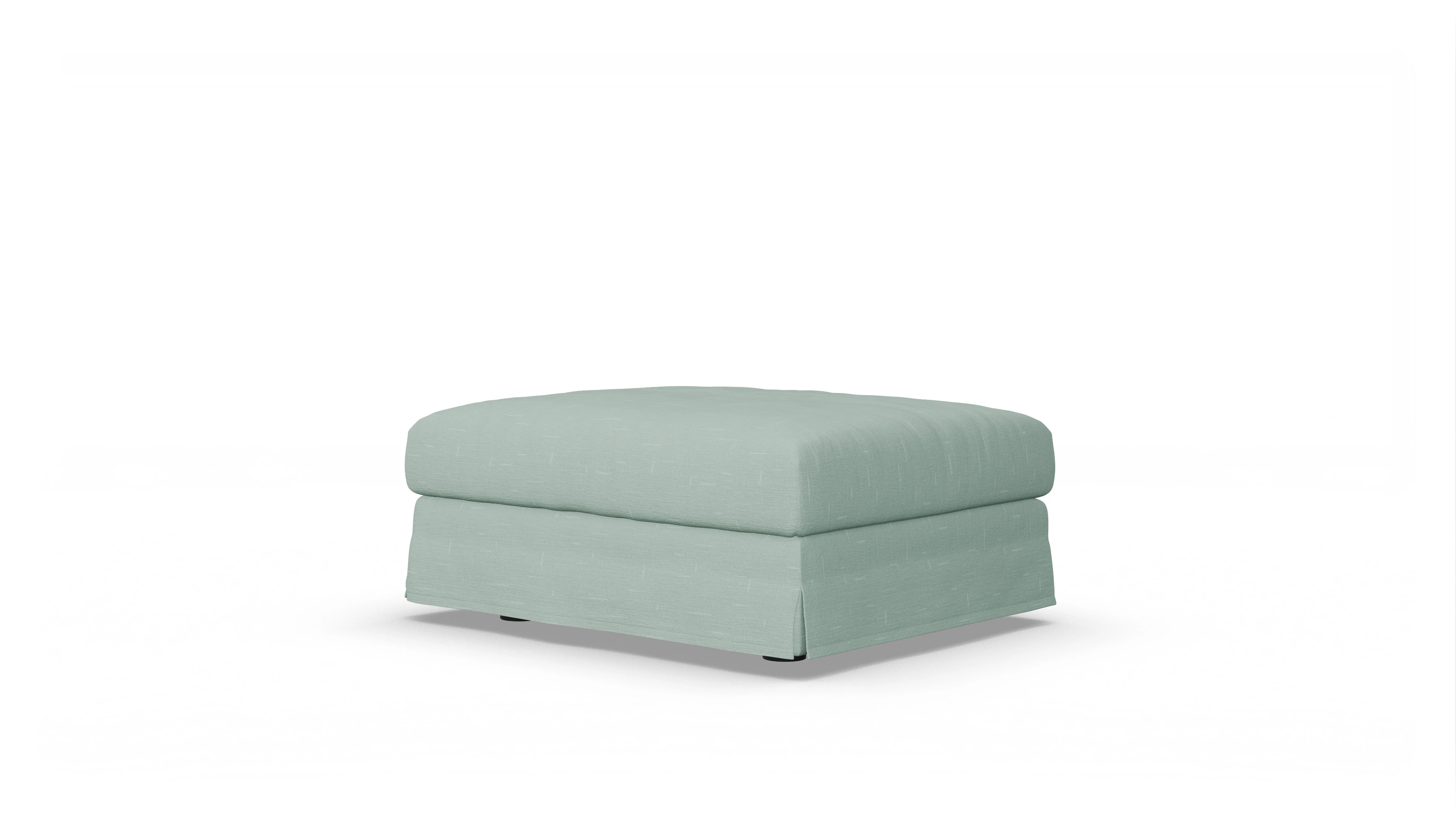 Ansicht des Produktes Pittori Hocker in Stoff grün
