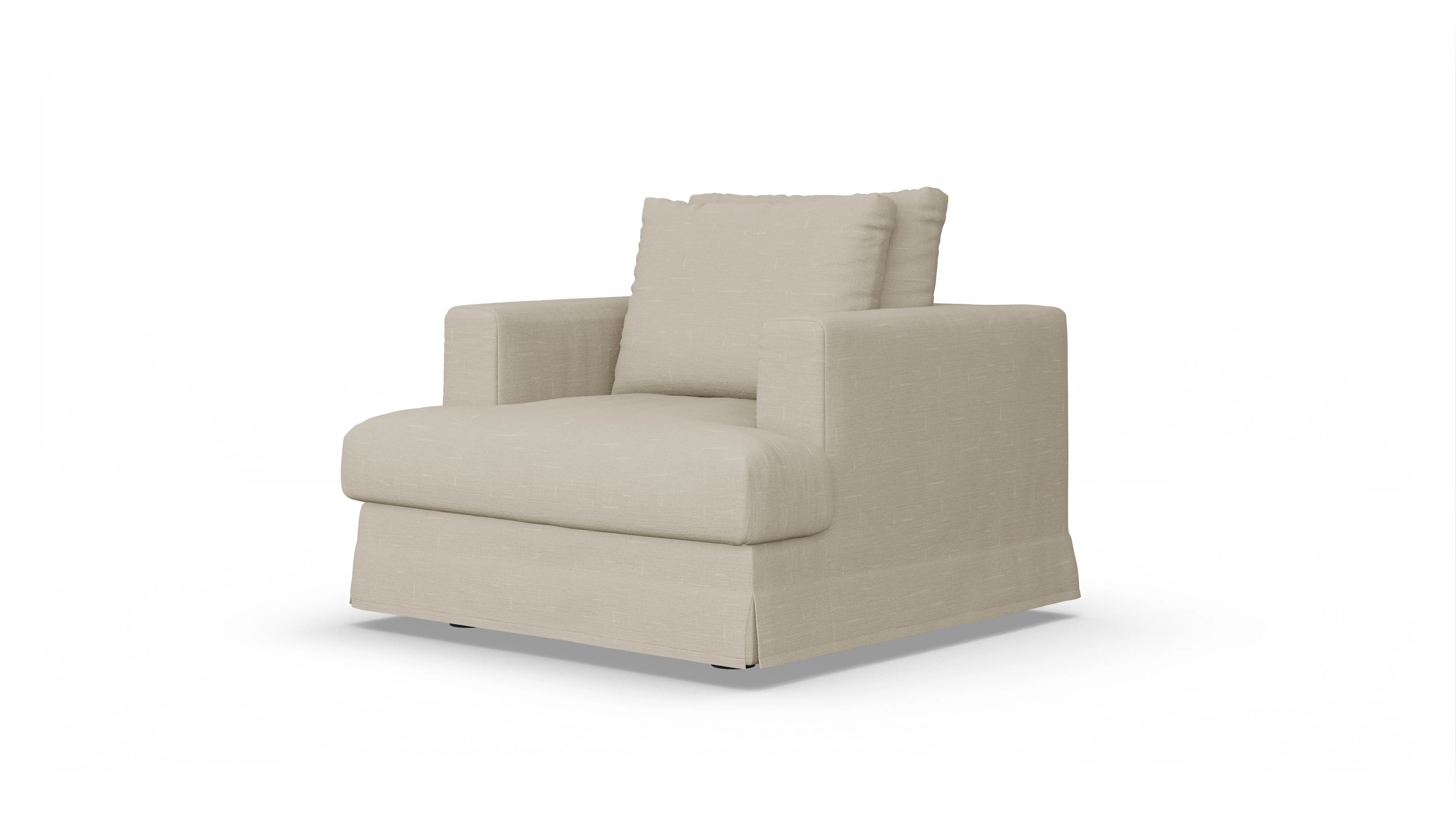 Ansicht des Produktes Pittori Sessel in Stoff beige