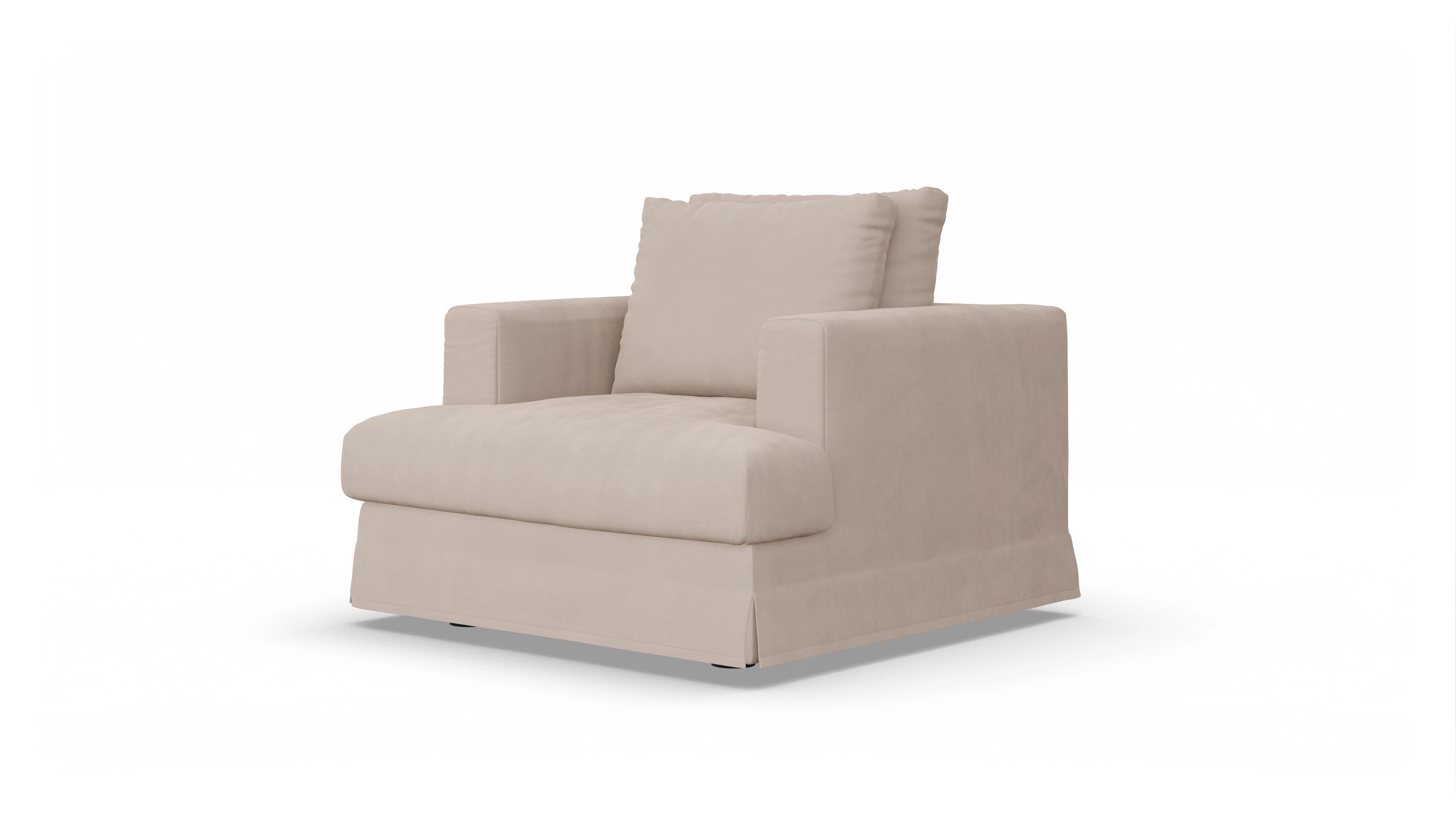 Ansicht des Produktes Pittori Sessel in Samt beige