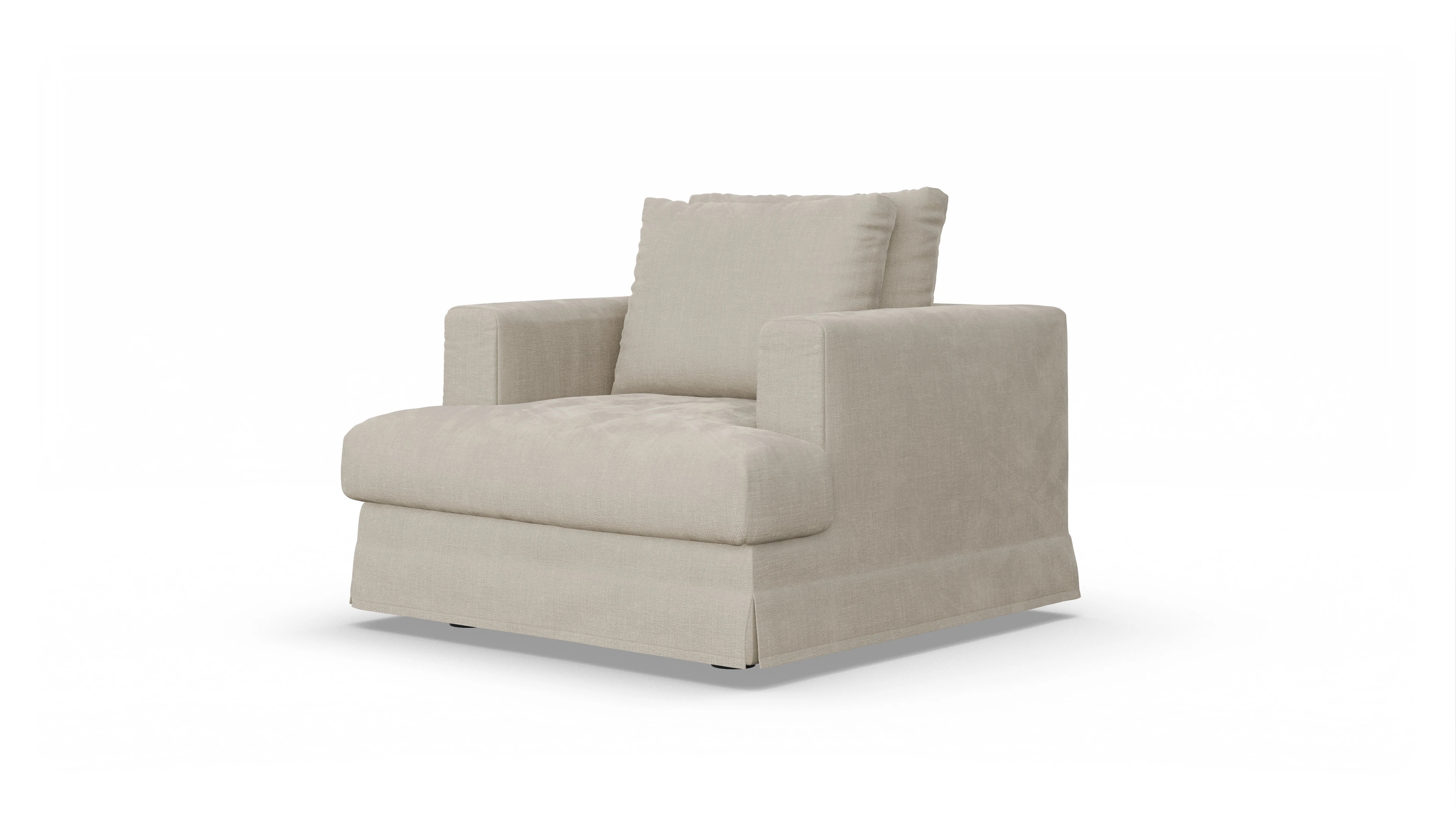 Ansicht des Produktes Pittori Sessel in Stoff beige