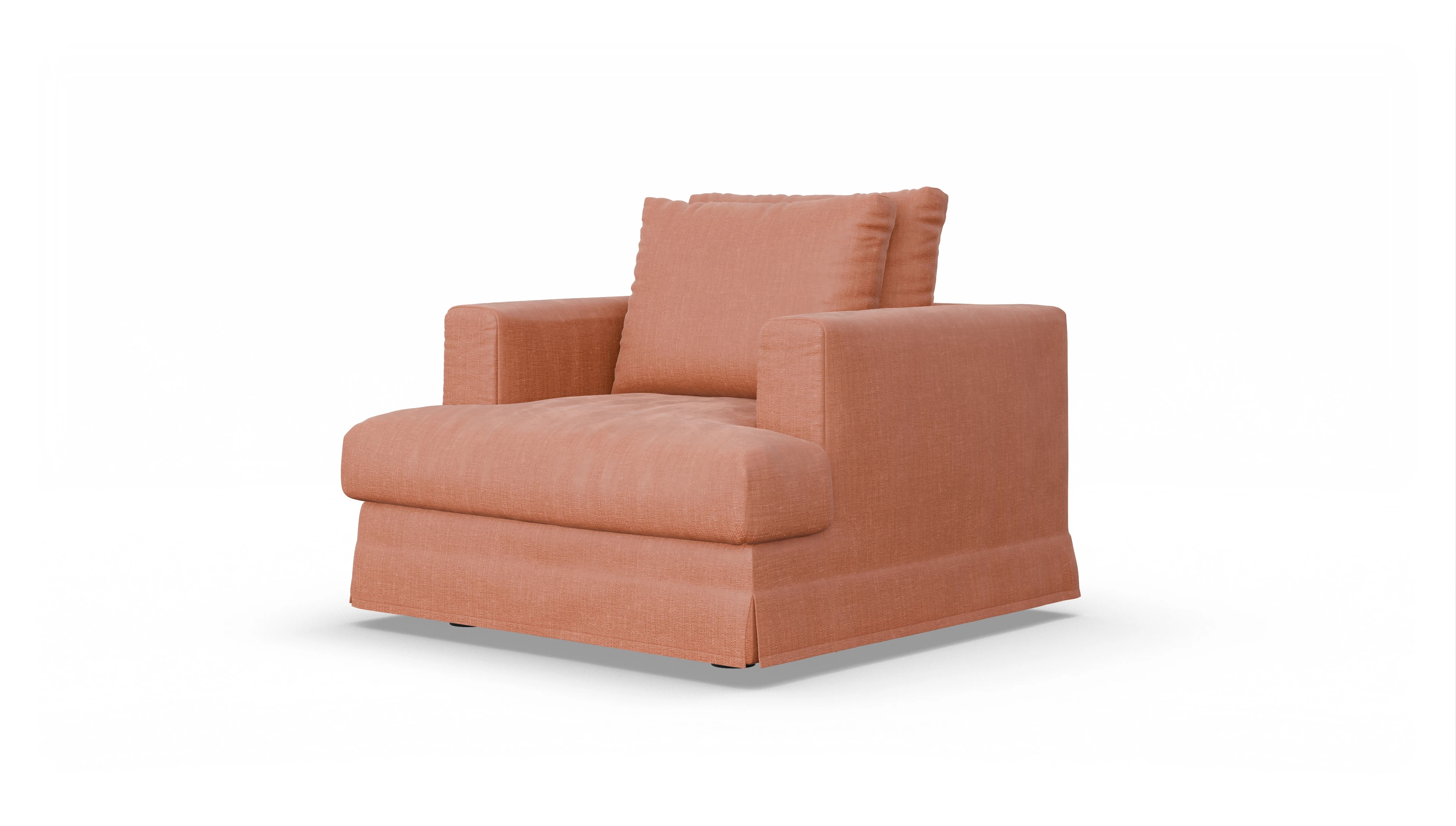 Ansicht des Produktes Pittori Sessel in Stoff orange
