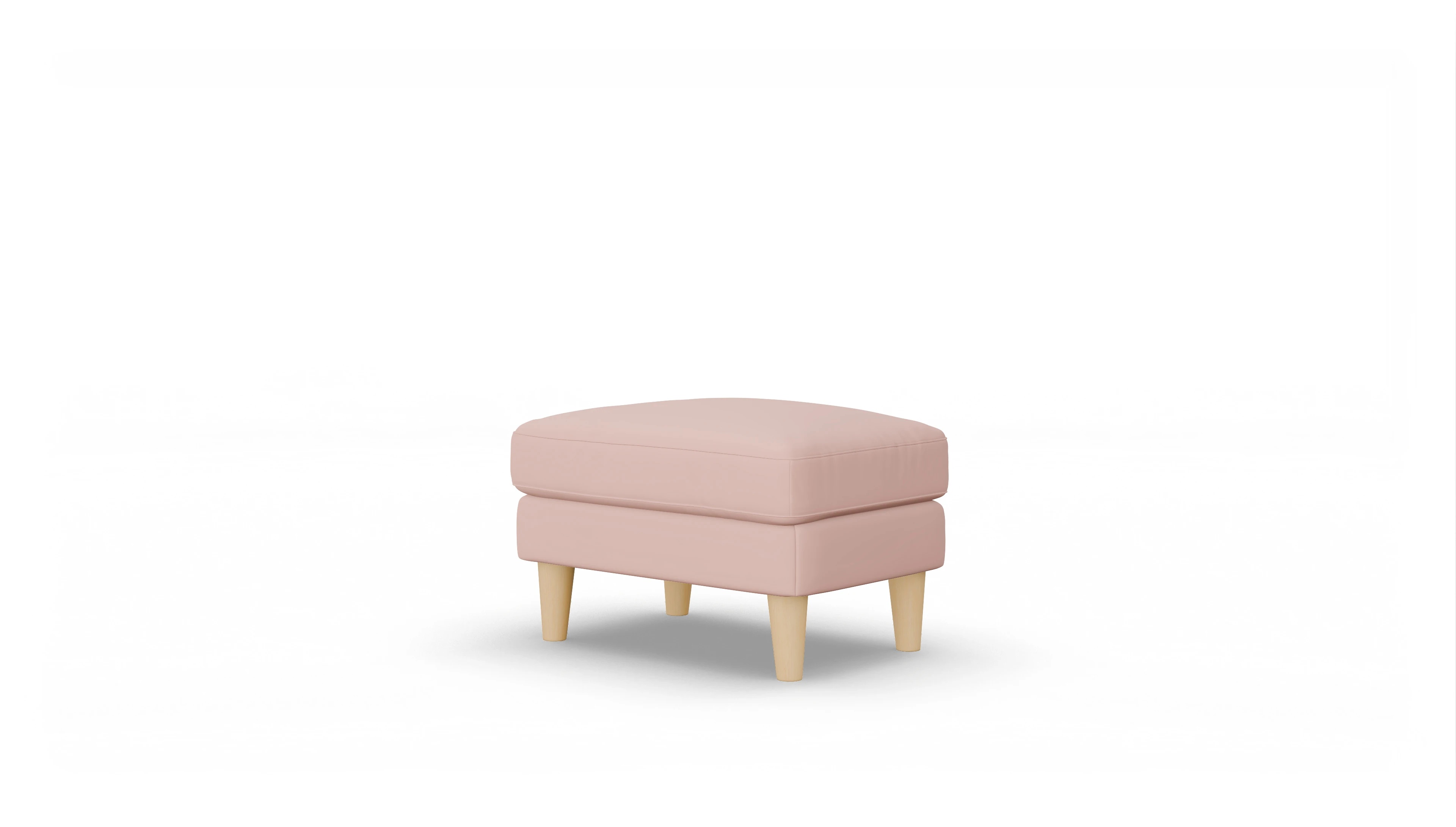 Ansicht des Produktes NewChester.01 Hocker in Samt rot