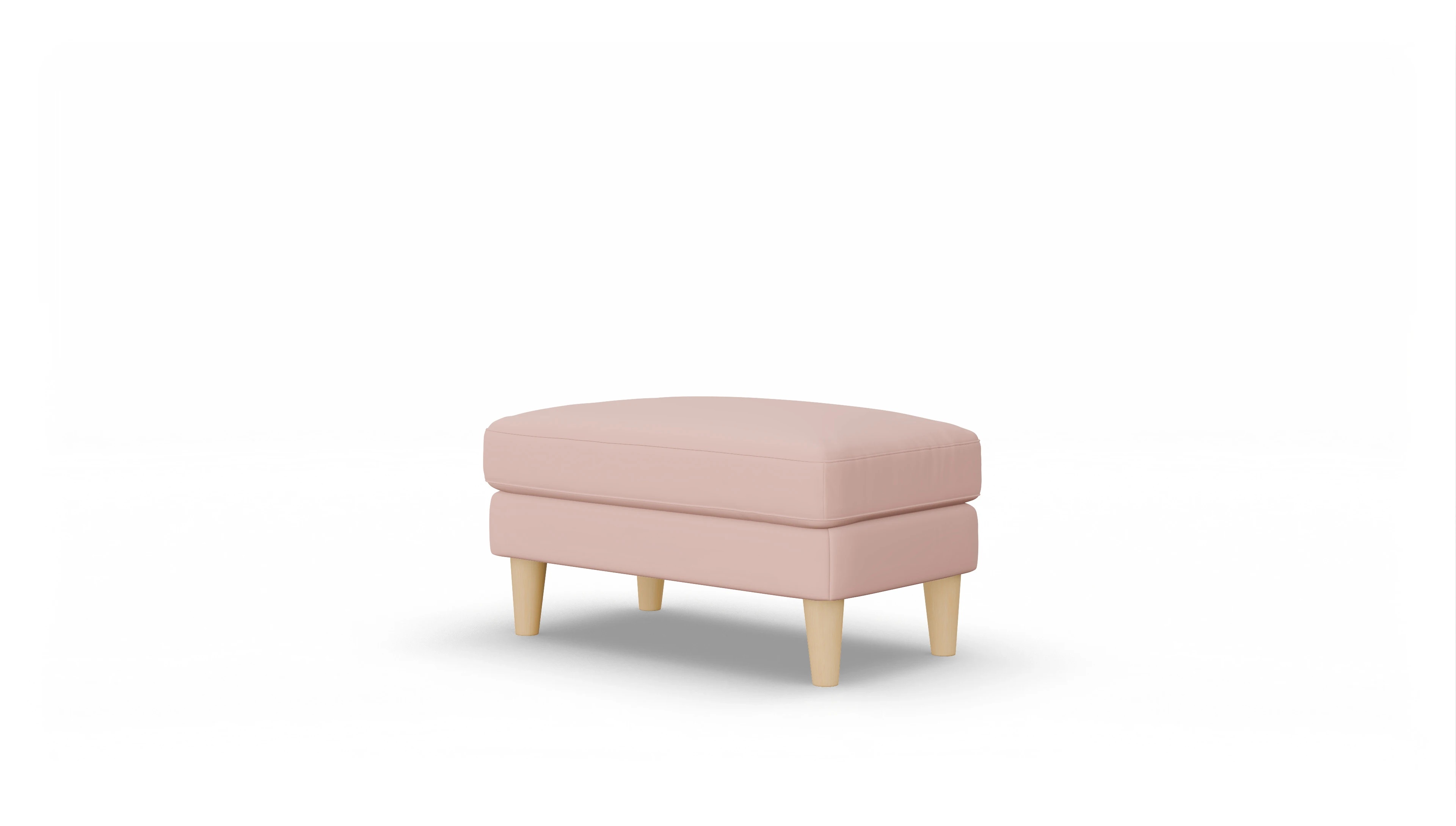 Stoffhocker NewChester.01 Ansicht des Produktes NewChester.01 Hocker in Samt rot